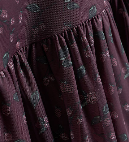 Premium LS Dress with Lining: Elegant Catawba Grape