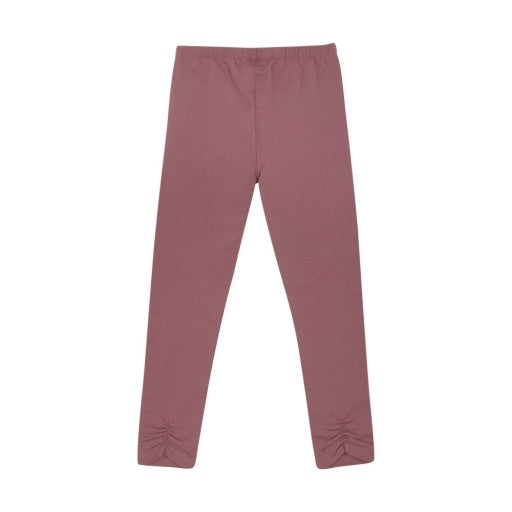 Premium Double Knit Girls Leggings: Ultimate Warmth & Style in Deco Rose