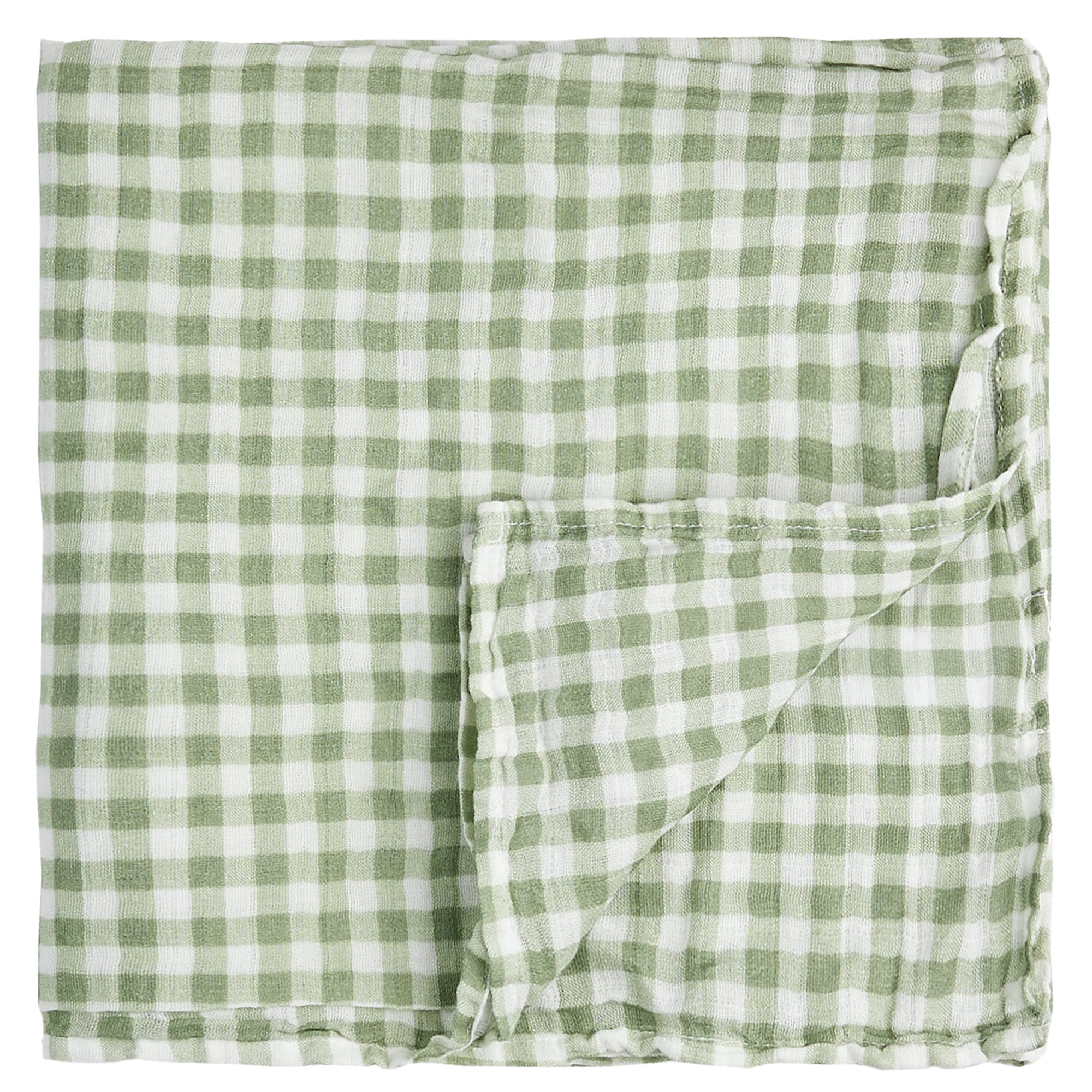 Premium Baby Swaddle Blanket: Soft Woven Green for Ultimate Comfort