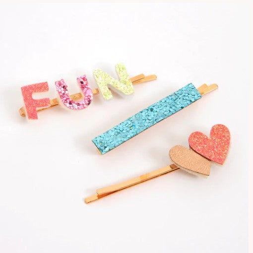 Ultimate Glam Hair Slides Set - Fun Time Essentials