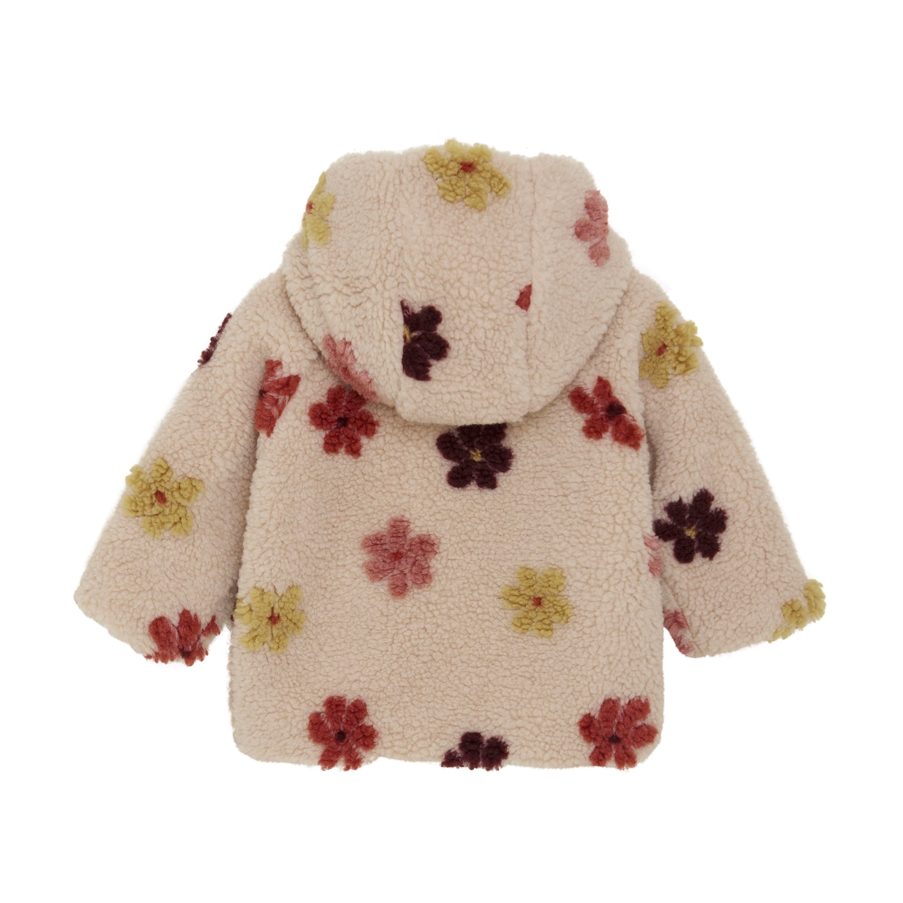 Premium Floral Baby Teddy Jacket - Ultimate Comfort for Your Little One