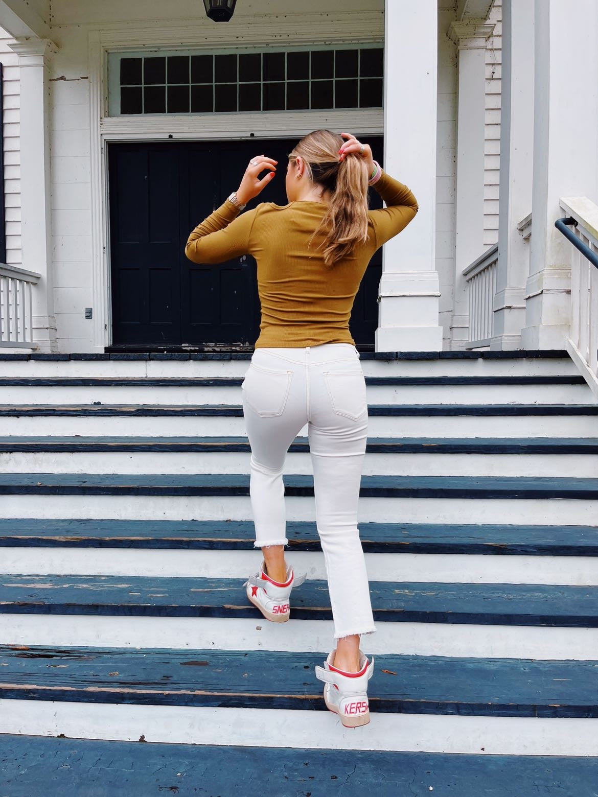Premium Cutout Knit Top - Toffee