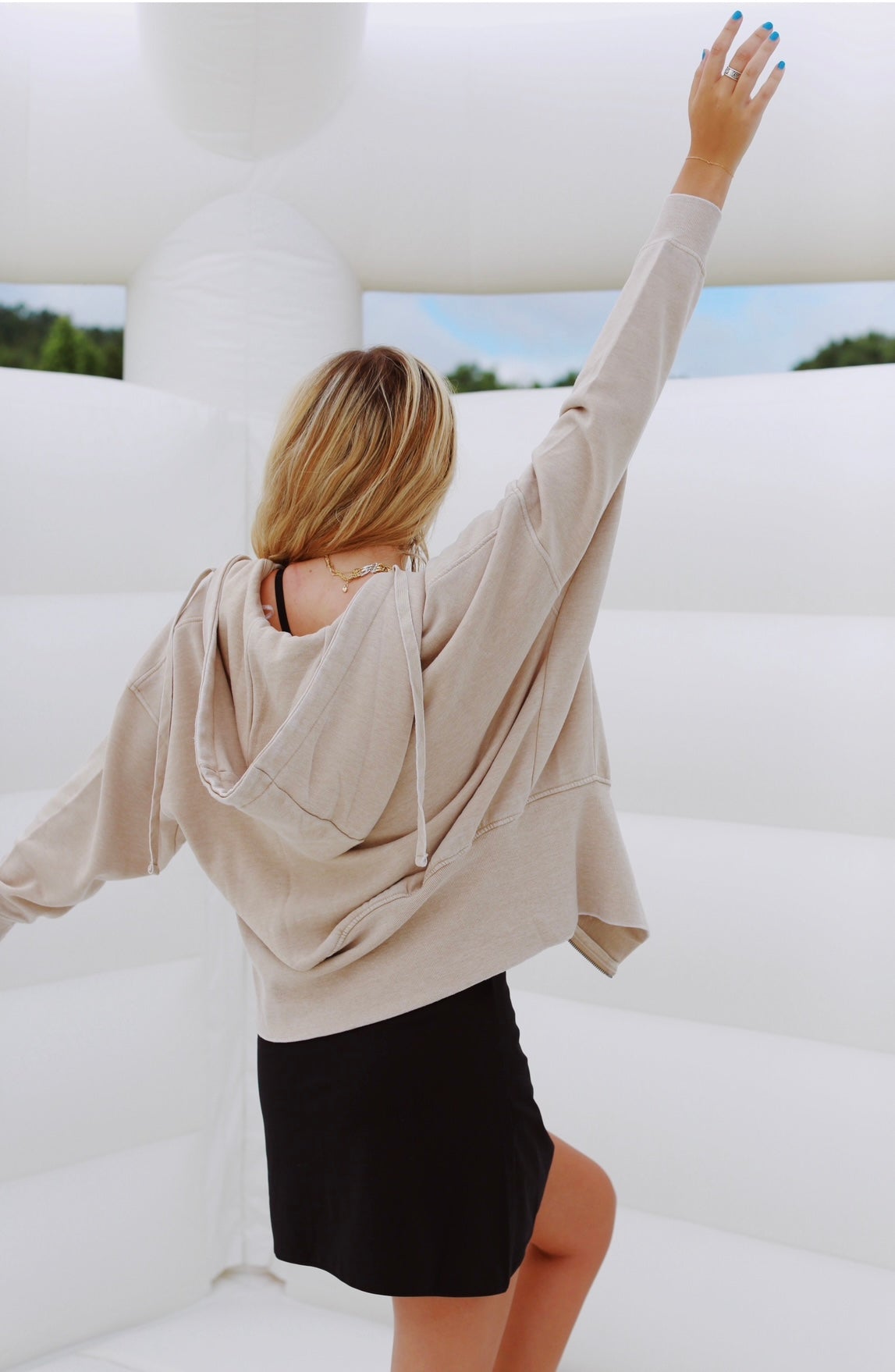 Premium Throw It On Jacket - Ultimate Comfort in Natural