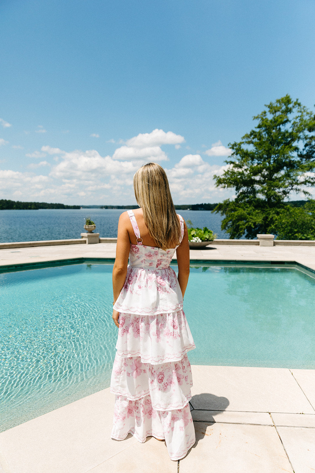 Premium Floral Maxi Dress - Ultimate Brunch Style in Pink