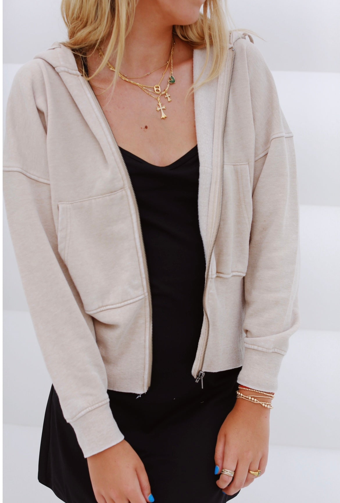 Premium Throw It On Jacket - Ultimate Comfort in Natural