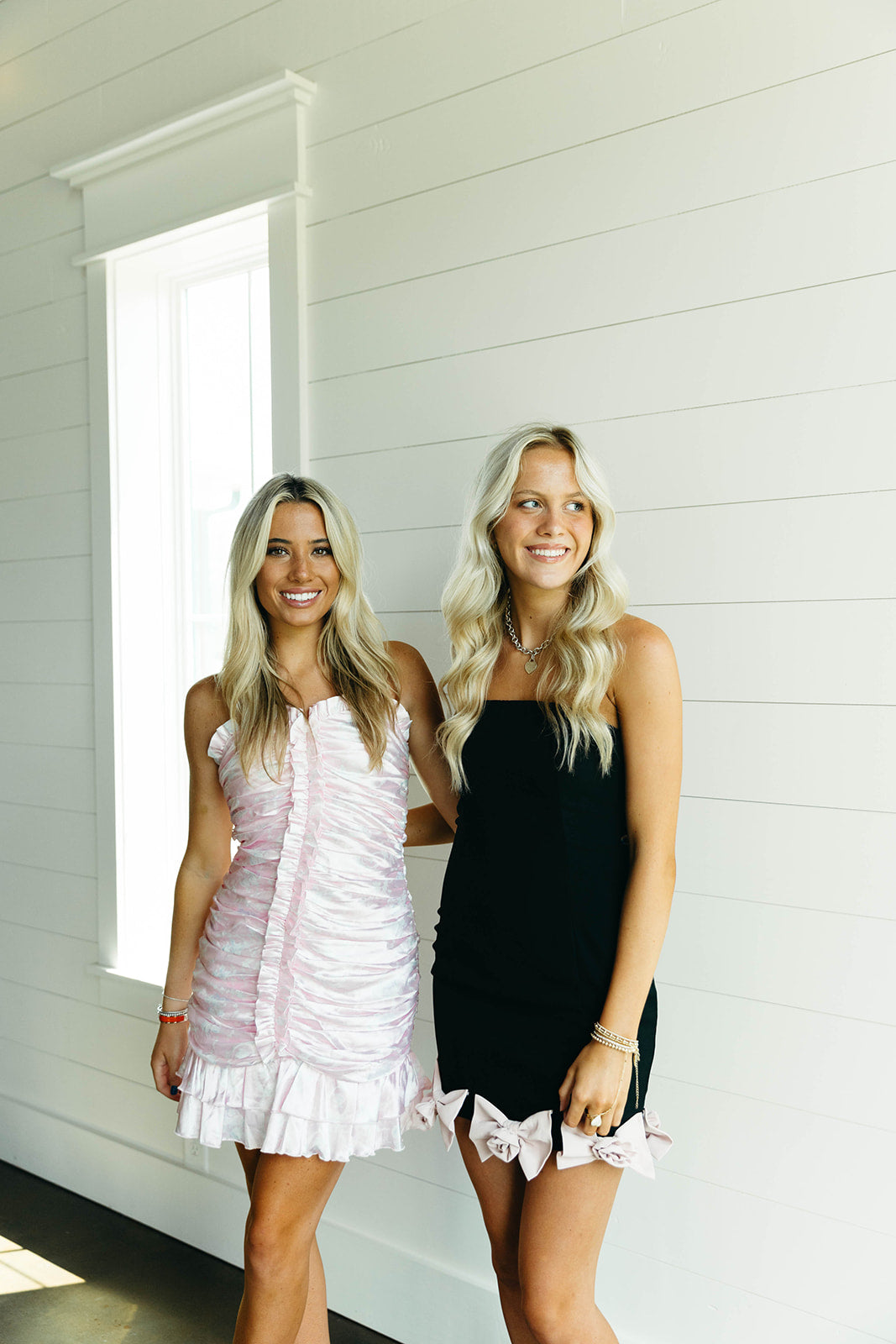 Emilia Mini Dress - Pink Baroque Floral | Premium Party Dress