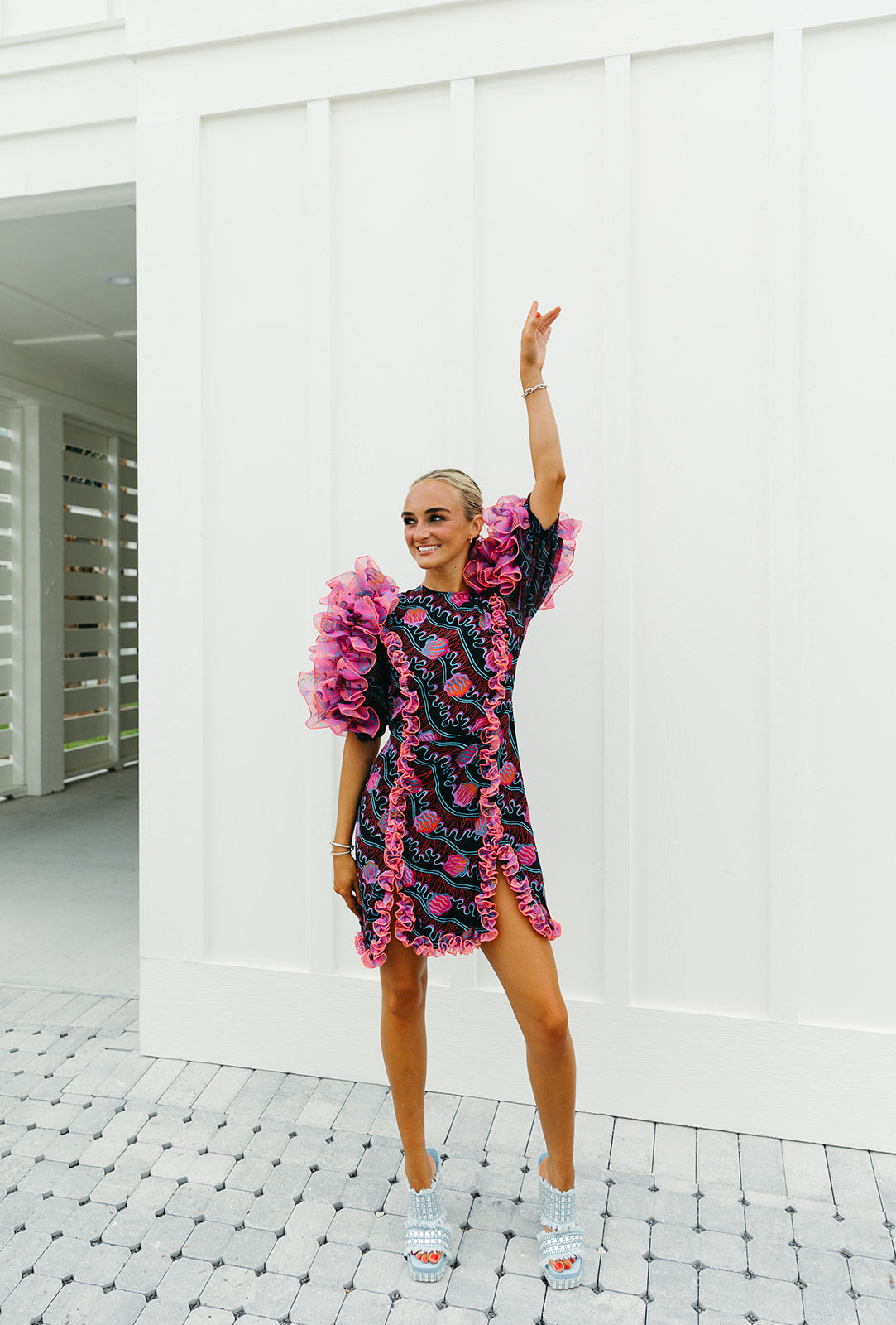 Ultimate Statement Lou Dress - Bold Floral Print