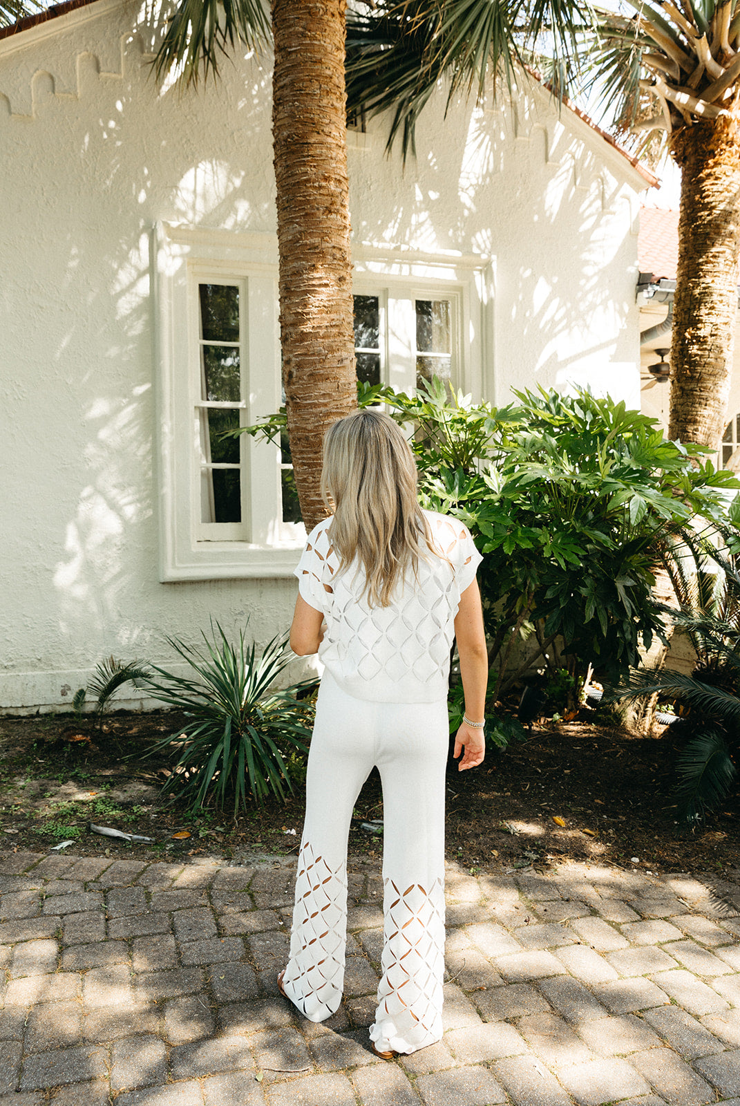Premium In The Clouds Cut Out Sweater - Ivory