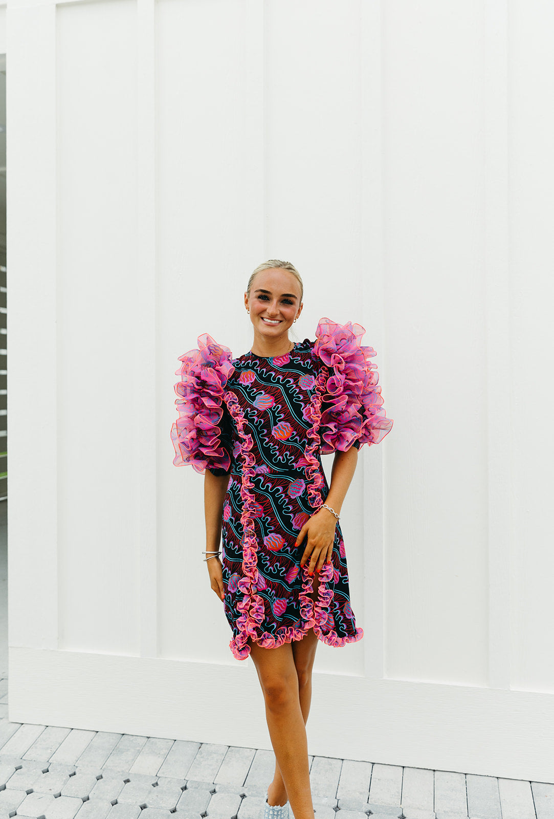 Ultimate Statement Lou Dress - Bold Floral Print