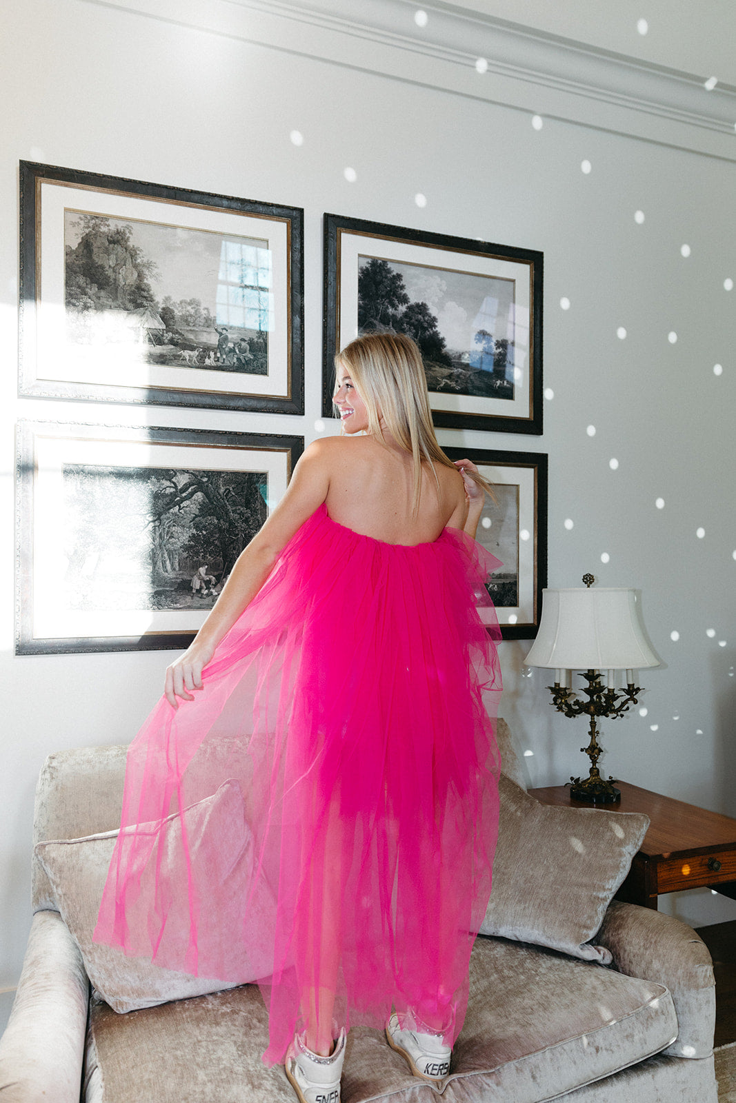 Premium High-Low Tulle Top in Hot Pink - Ultimate Chic Statement Piece