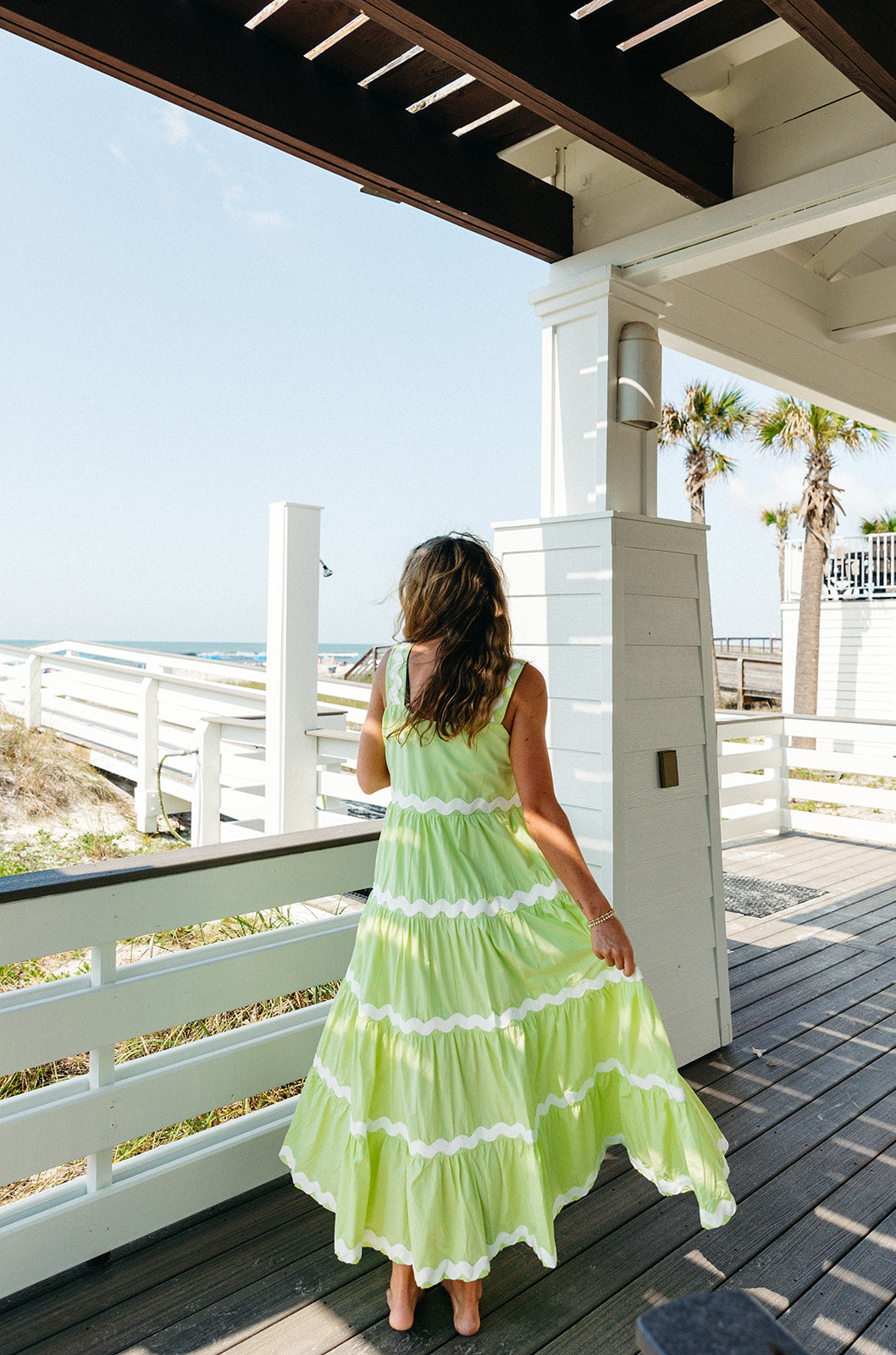 Ultimate Leap Of Faith Midi Dress - Electric Lime