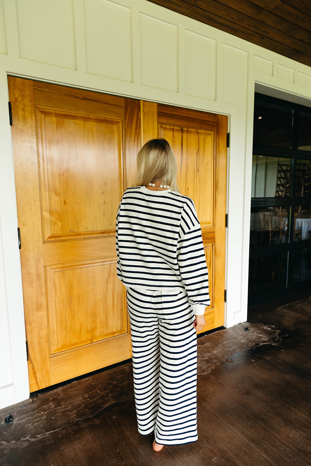 Premium Emory Striped Top - Navy Stripe | Ultimate Casual Style