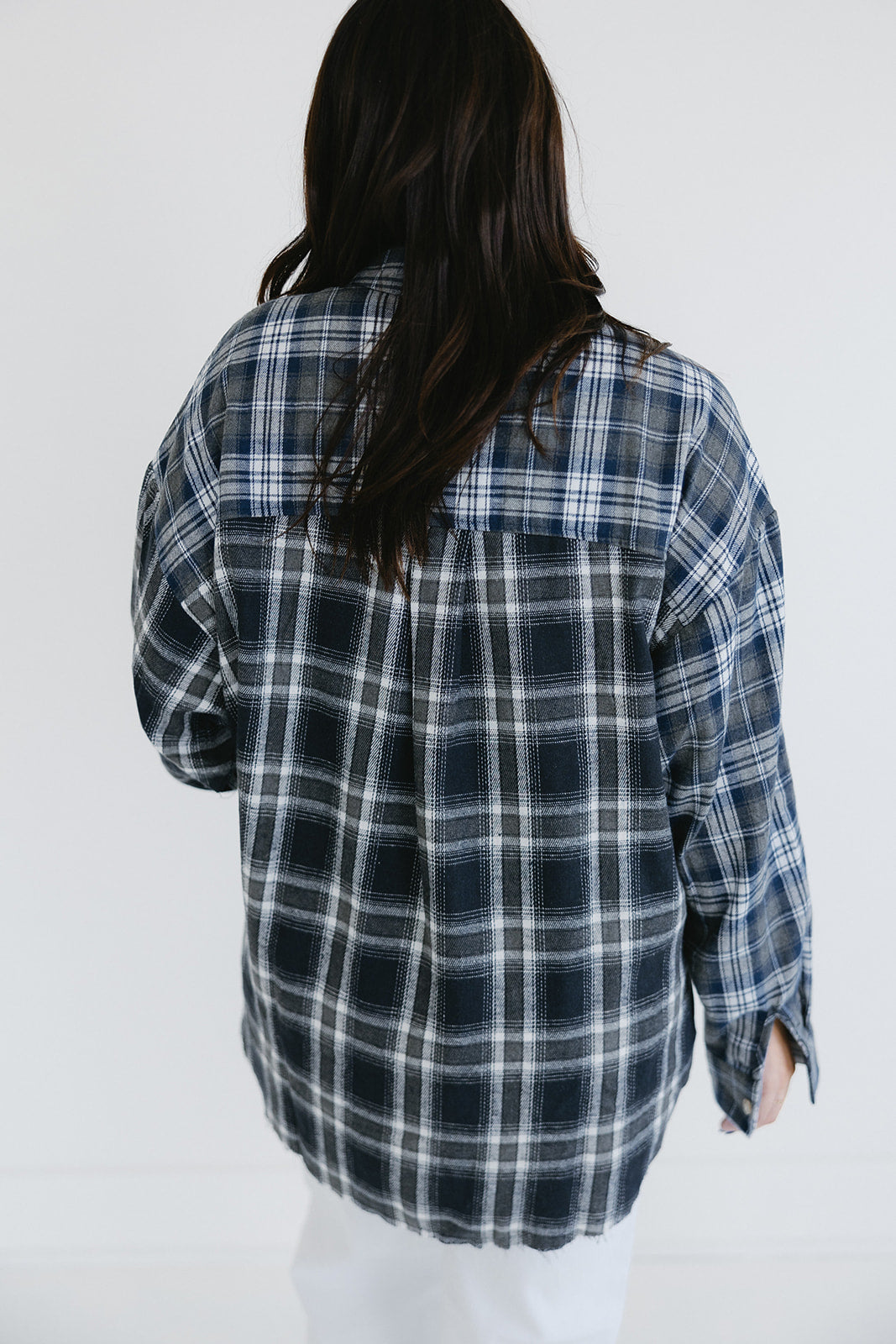 Premium Eileen Button-Up Shirt - Navy | Ultimate Casual Style