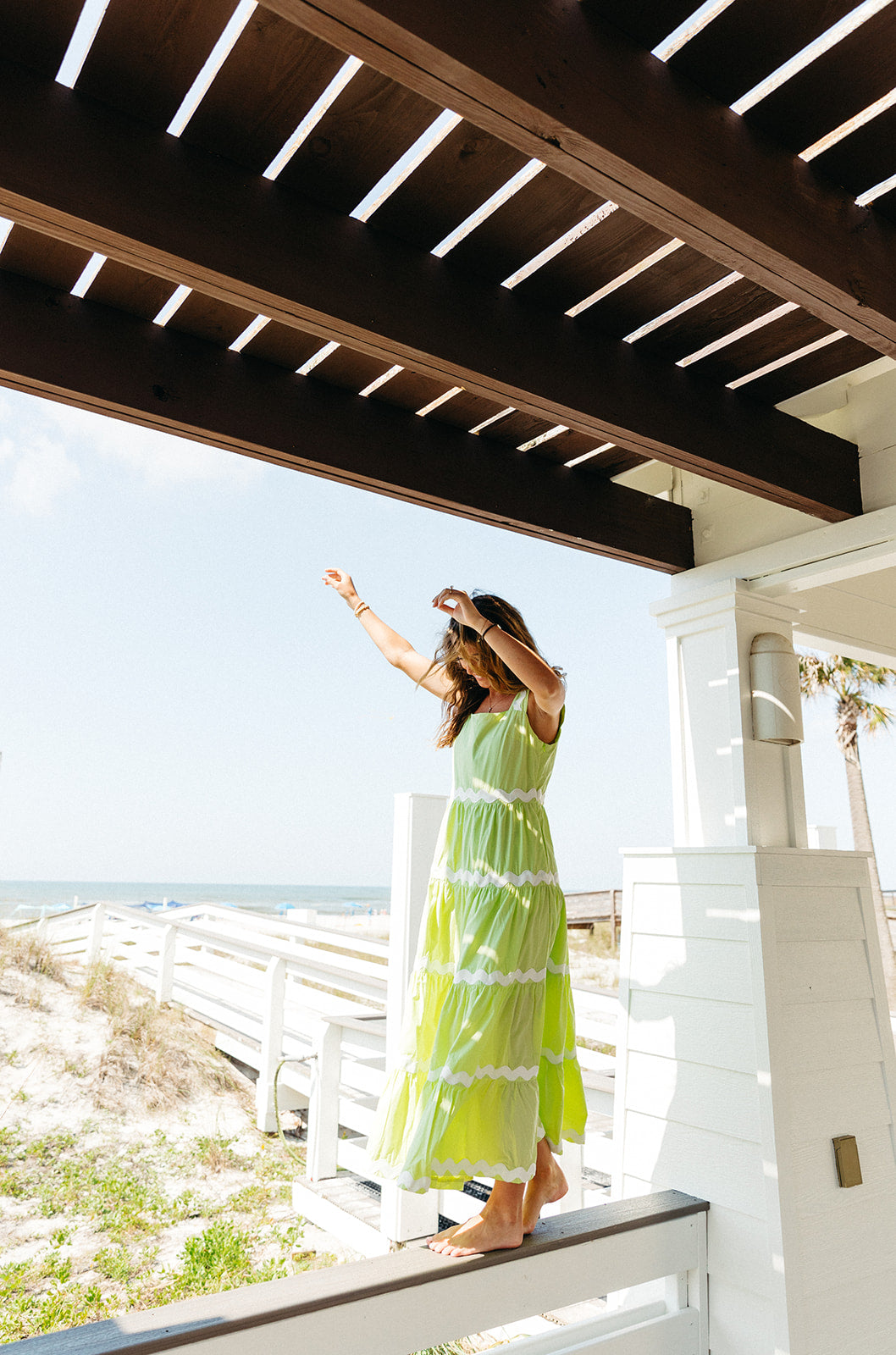 Ultimate Leap Of Faith Midi Dress - Electric Lime