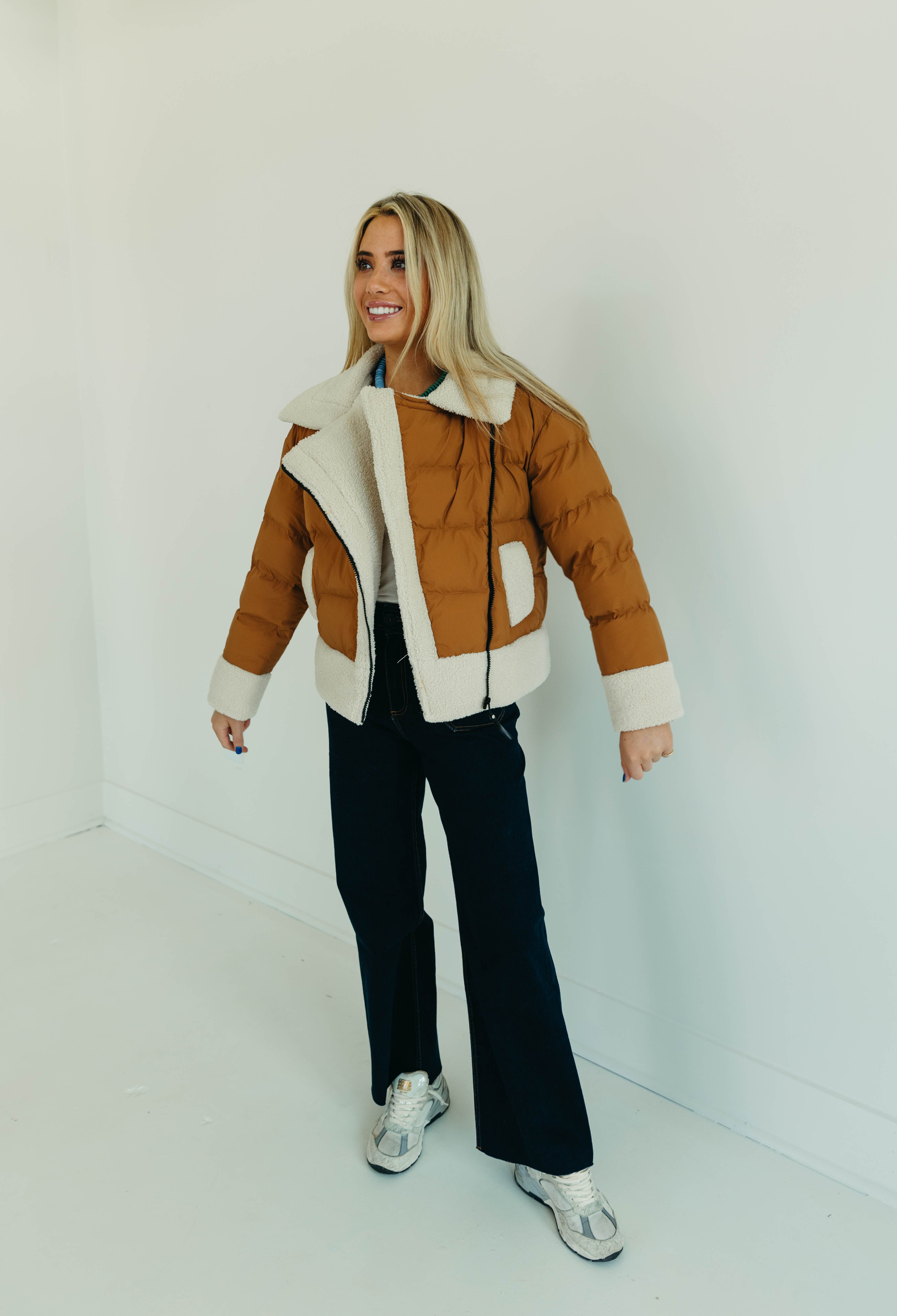 Premium Rocky Puffer Jacket - Ultimate Camel