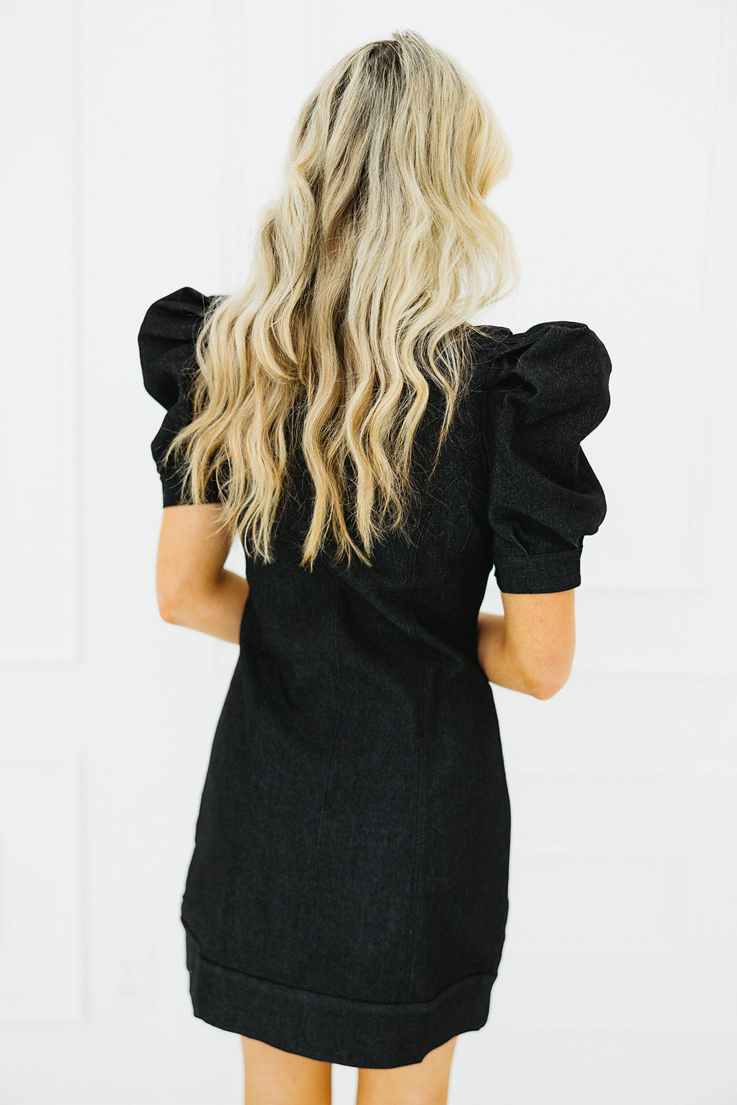 Premium Camille Mini Dress - Sleek Black