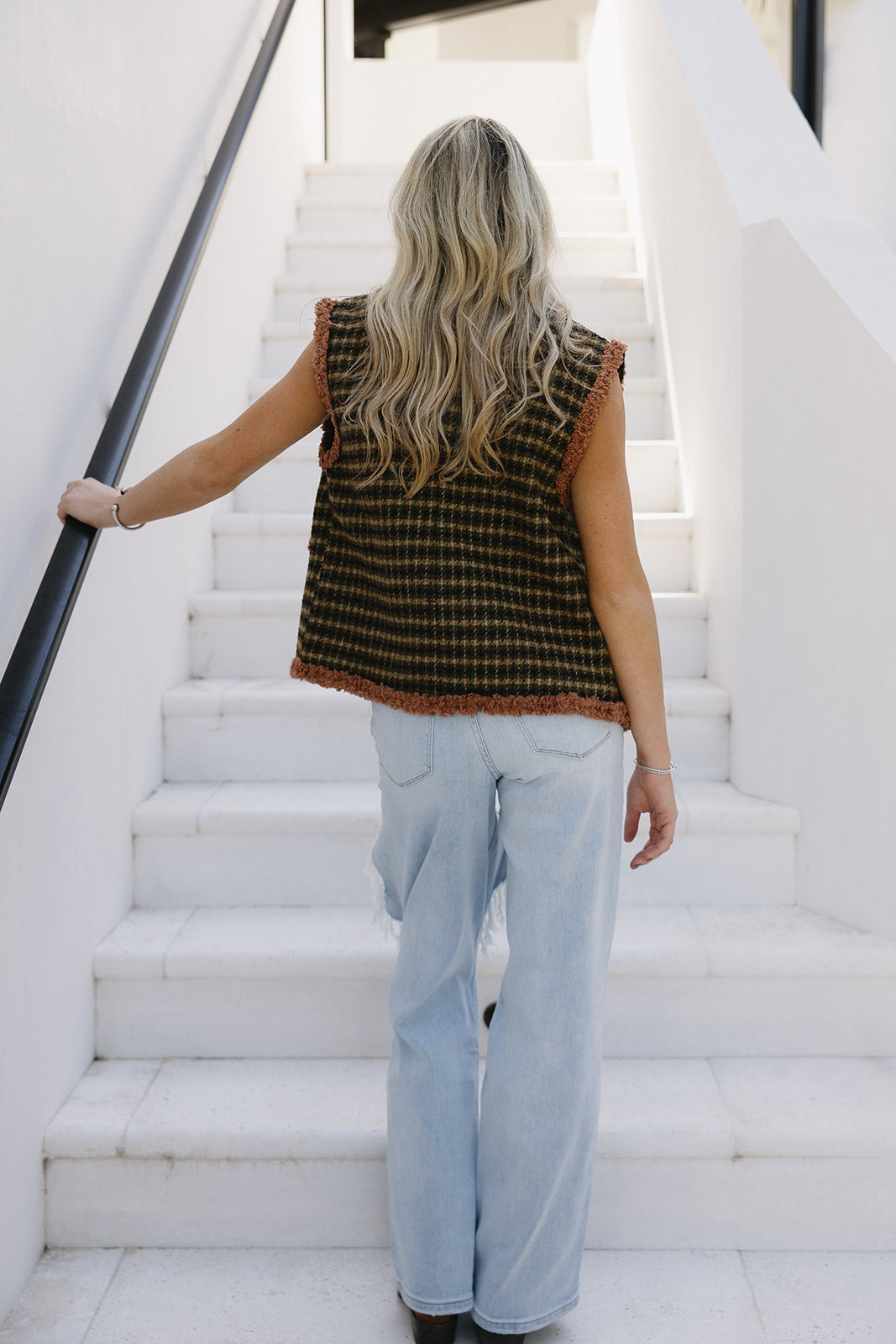 Premium Holden Houndstooth Vest - Timeless Multi-Pattern Style