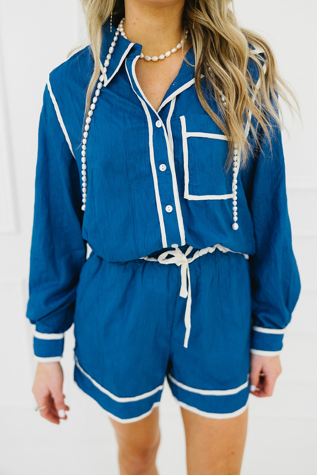 Ultimate Comfort Set - Blue/White | Premium Matching Outfit