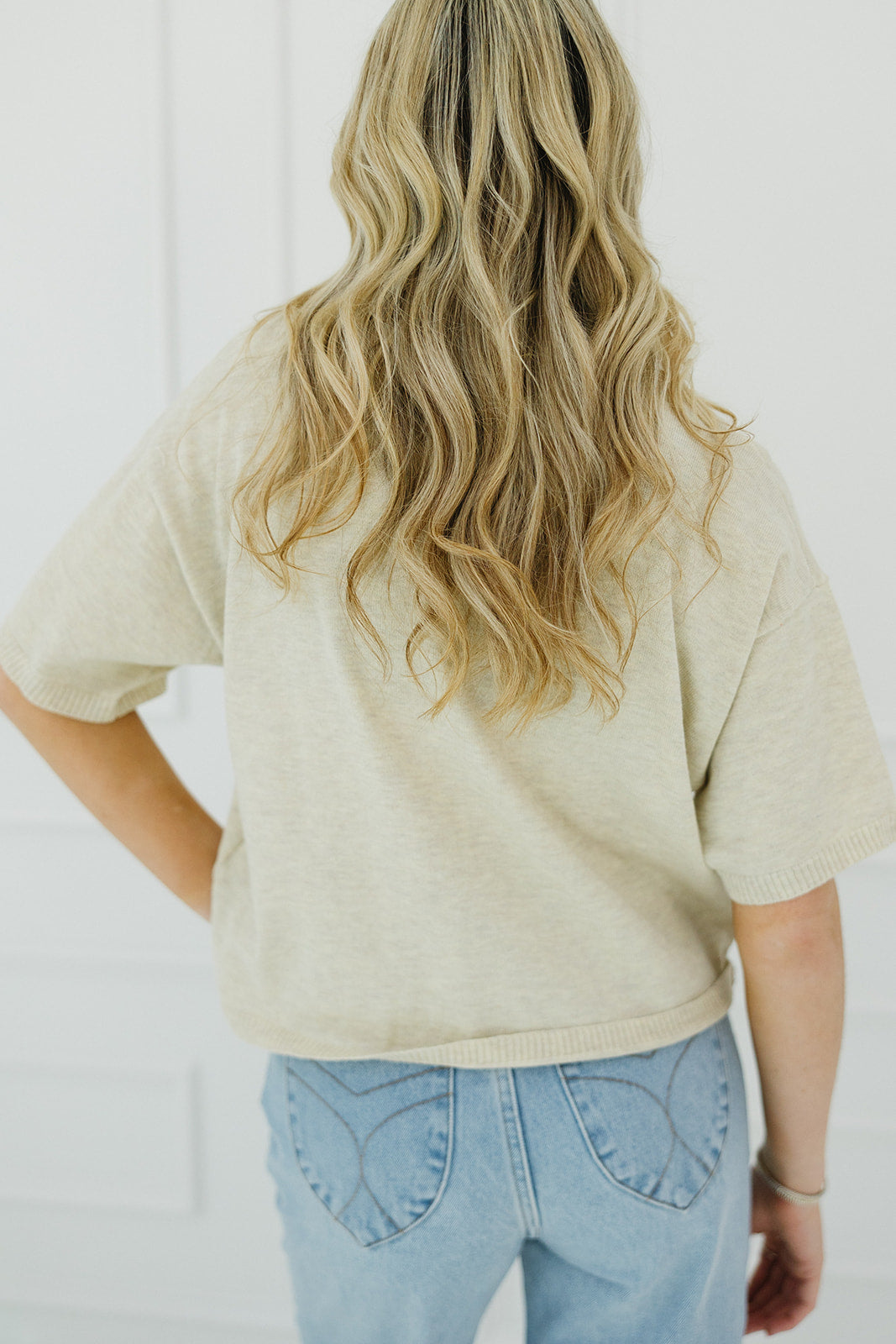 Premium Brantley Knit Top - Oatmeal | Ultimate Comfort & Style
