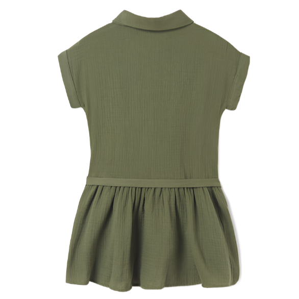 Premium Linen Dress with Detachable Belt Bag