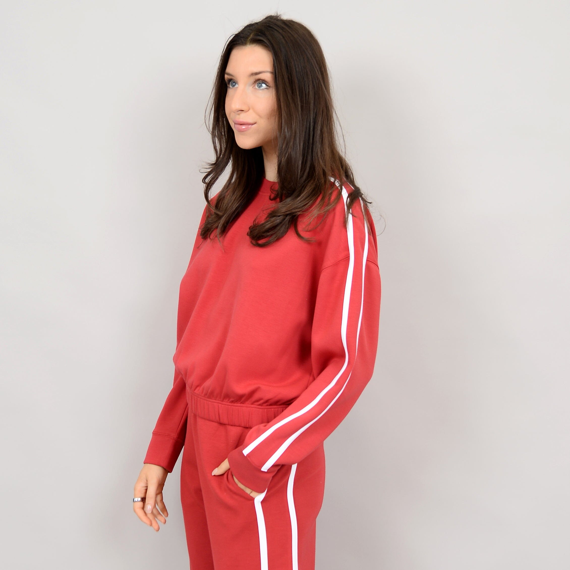 Premium Red Track Pullover - Ultimate Comfort & Style