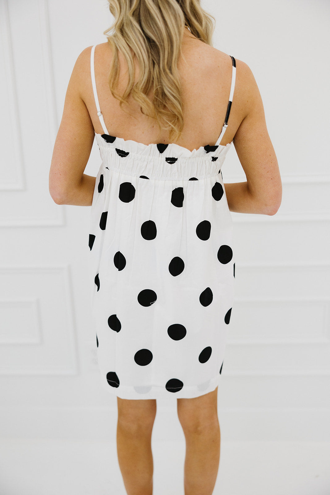 Finn Mini Dress - Premium Off White/Black