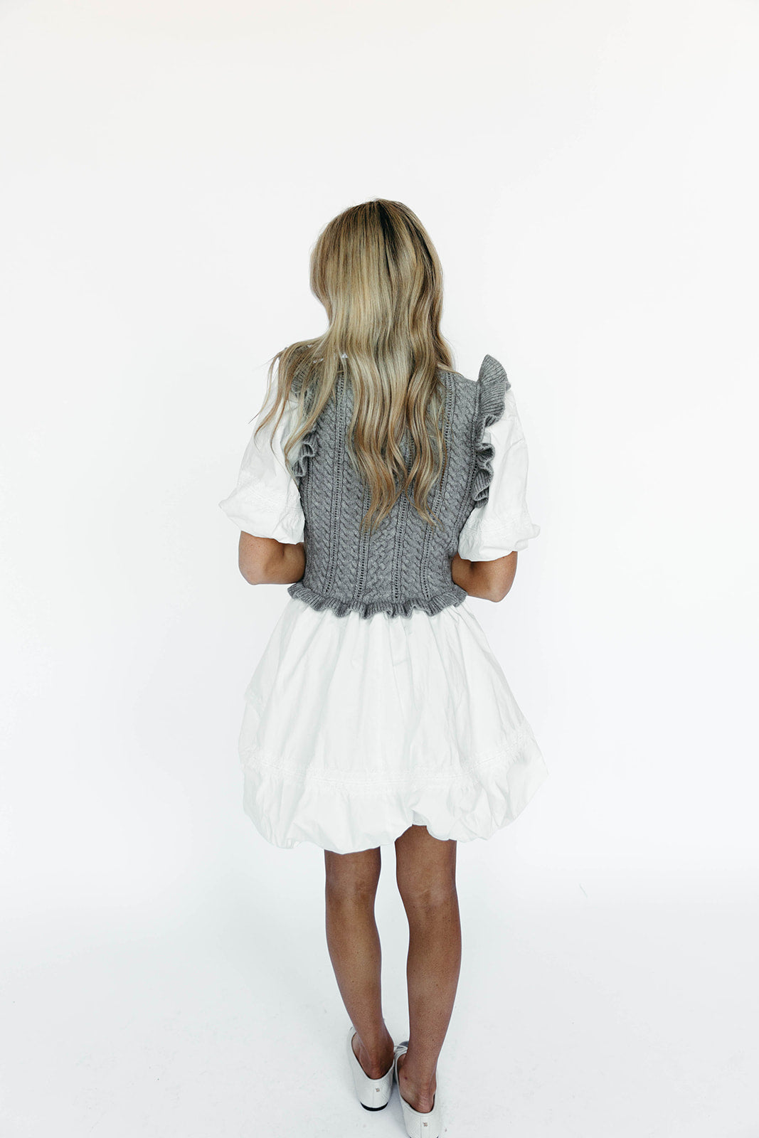 Premium Sam Mini Dress - Heather Grey | Ultimate Cozy Style
