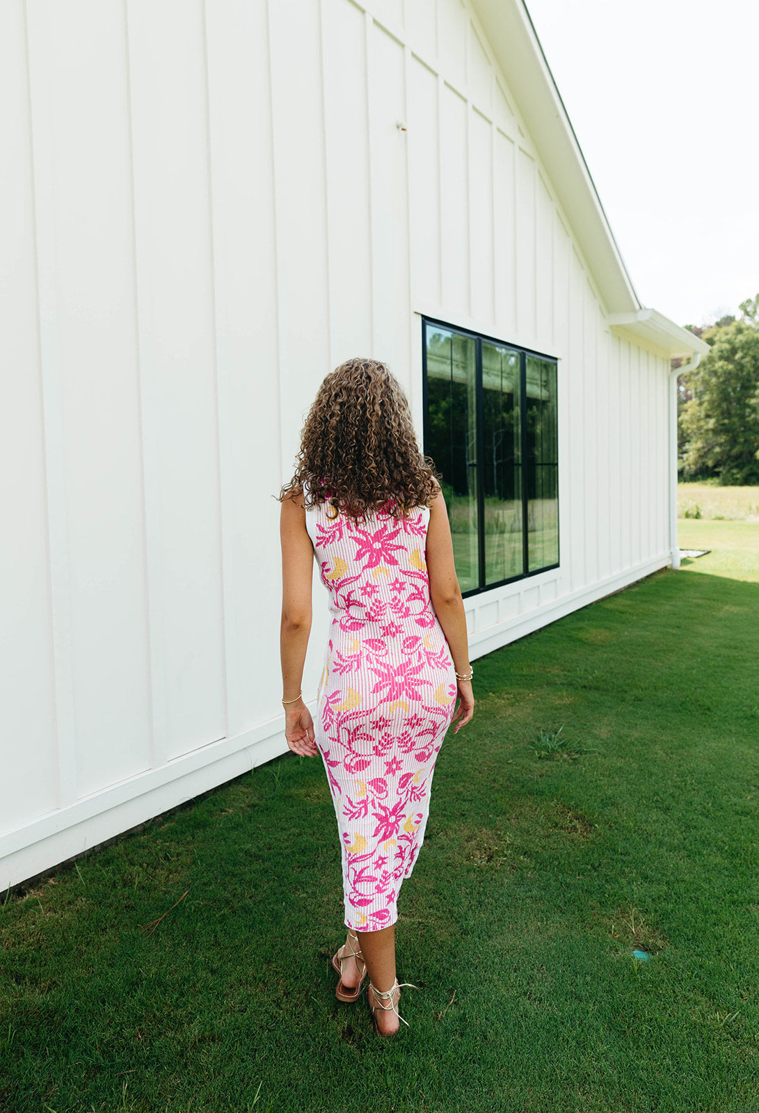 Ultimate Comfort Floral Midi Dress - Premium Multi