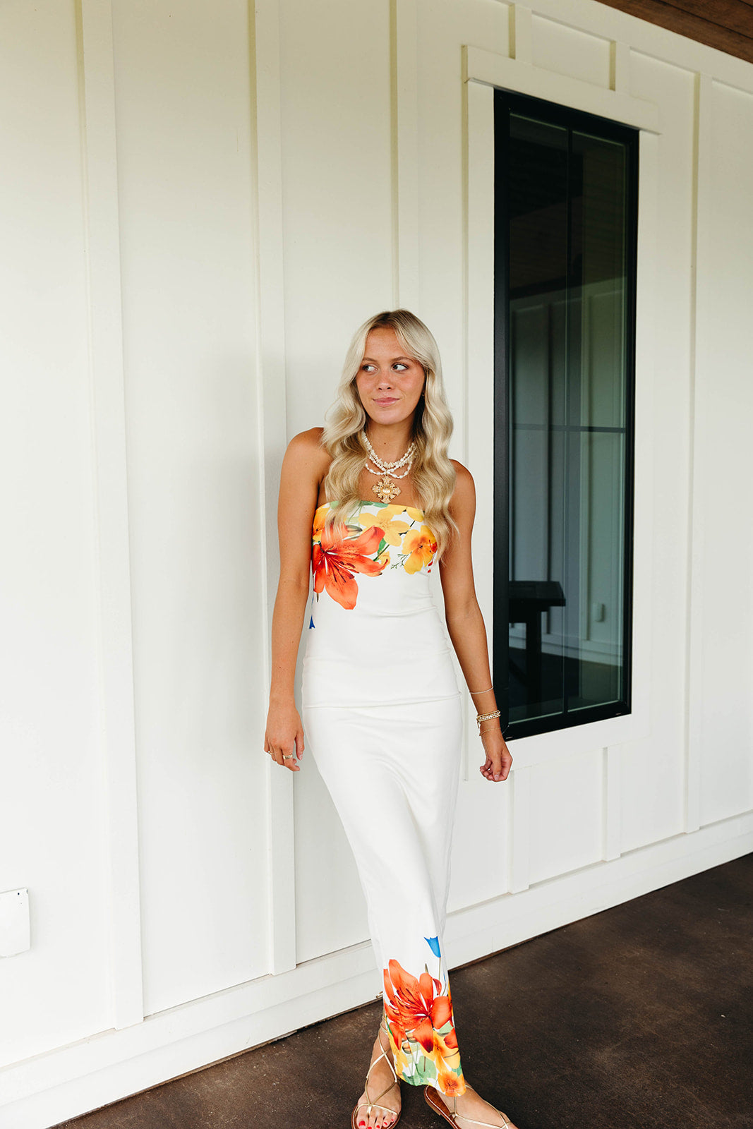 Premium Elegance Maxi Dress - Off White | Ultimate Comfort & Style
