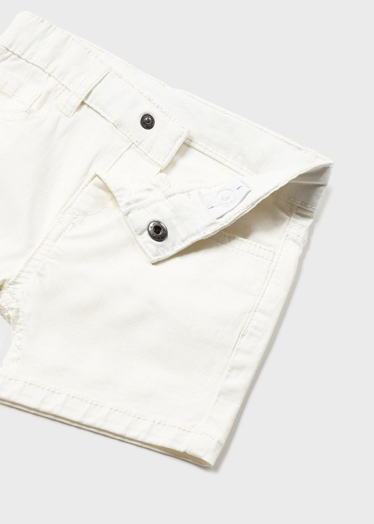 Premium Eco-Friendly Twill Shorts: Cream