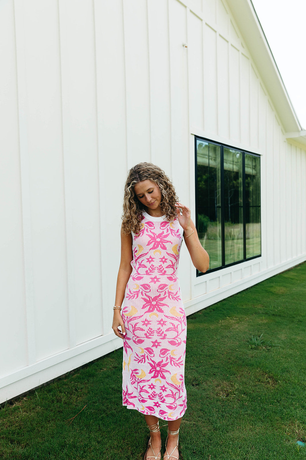 Ultimate Comfort Floral Midi Dress - Premium Multi