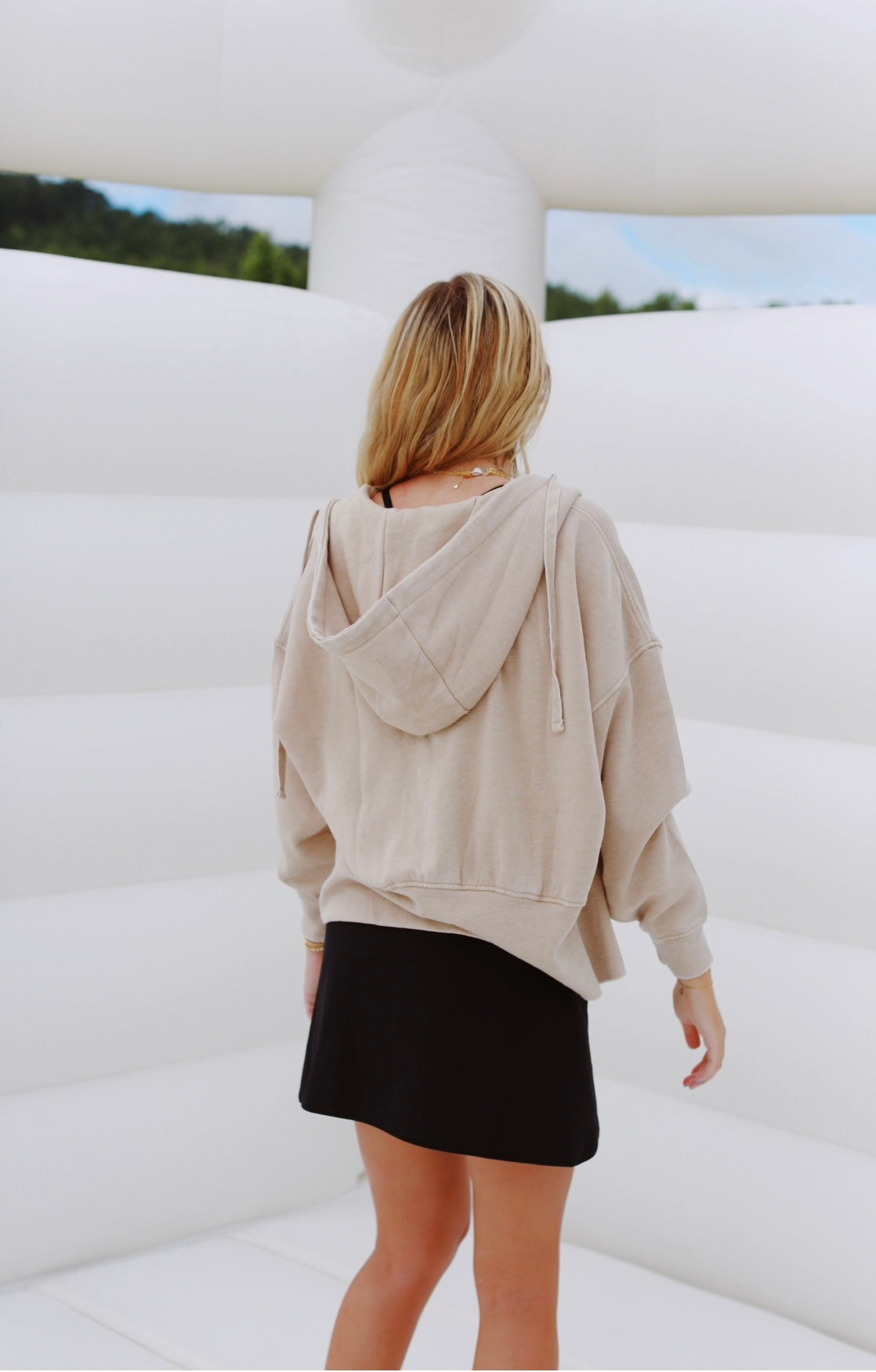 Premium Throw It On Jacket - Ultimate Comfort in Natural