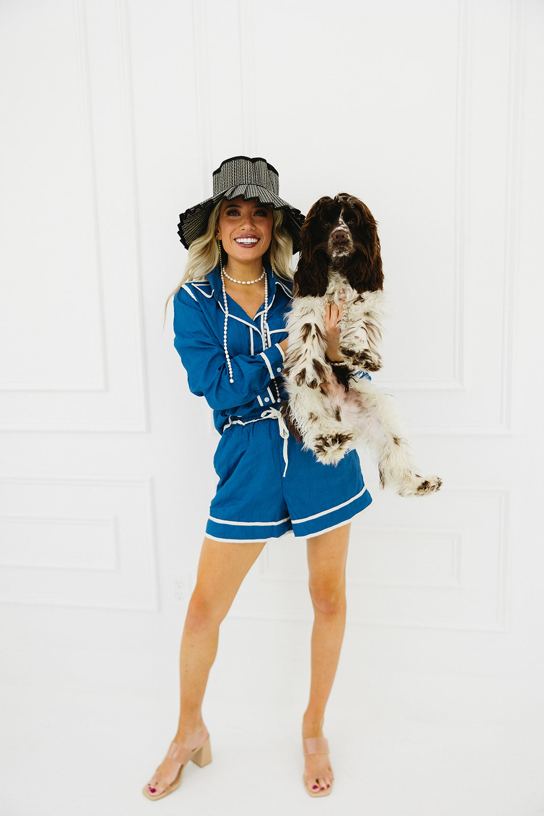 Ultimate Comfort Set - Blue/White | Premium Matching Outfit