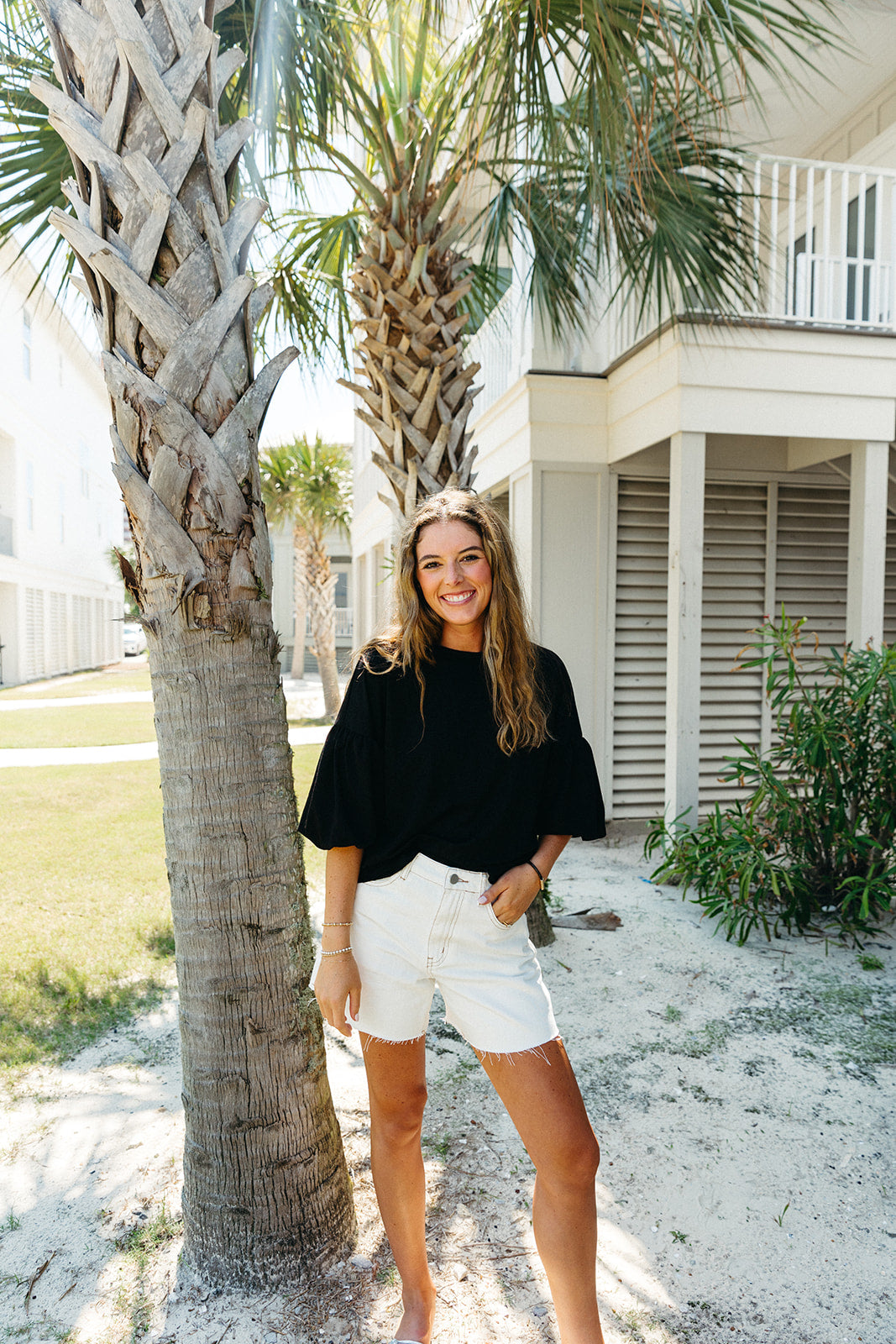Ultimate Puff Sleeve Statement Top - Black
