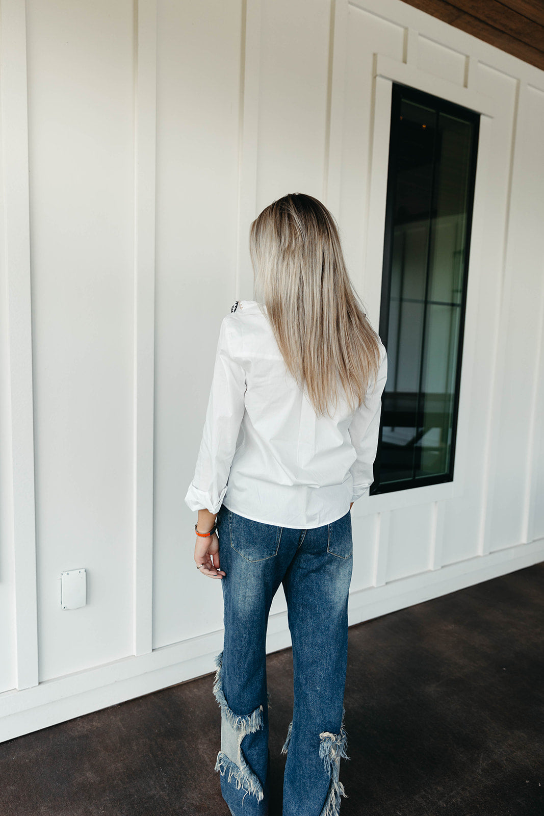Premium Chandler Button-Up Blouse - Elegant Off-White