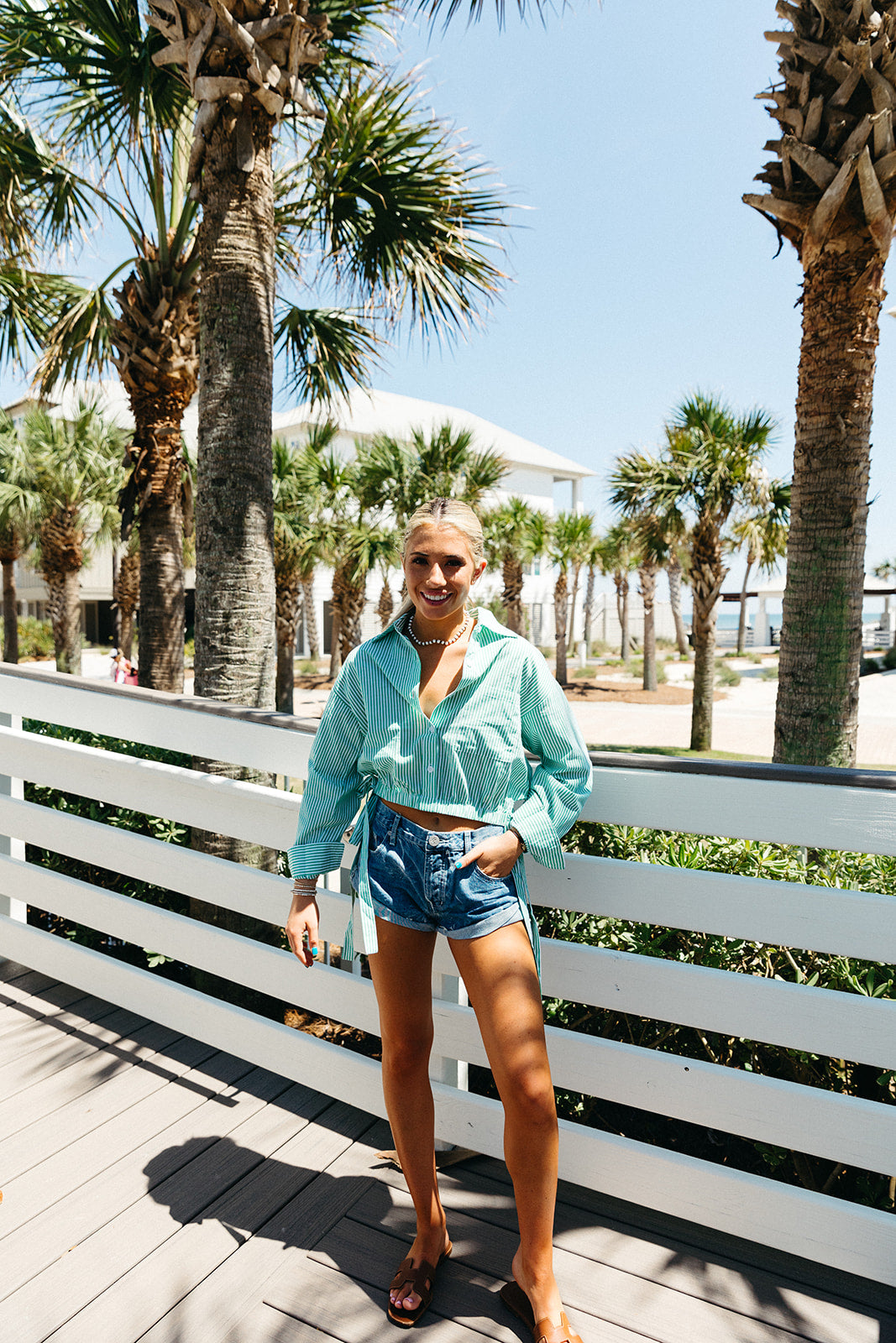 Premium Frankie Striped Shirt - Green | Ultimate Comfort & Style