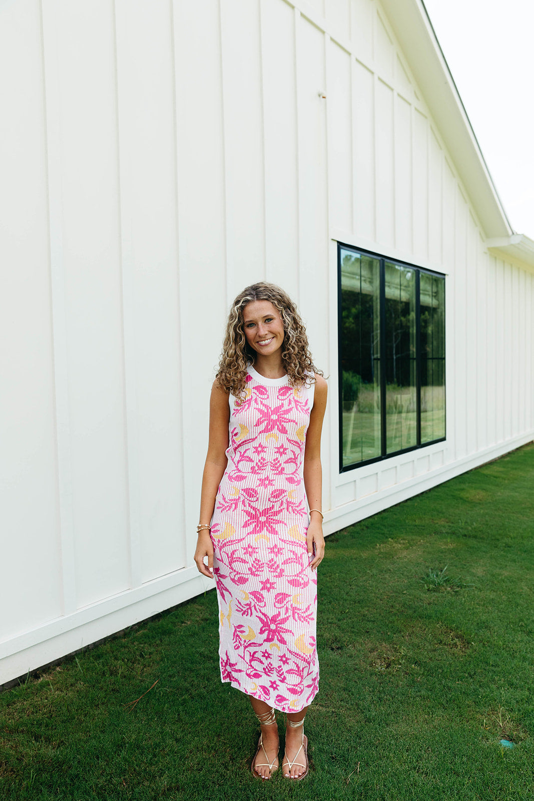 Ultimate Comfort Floral Midi Dress - Premium Multi