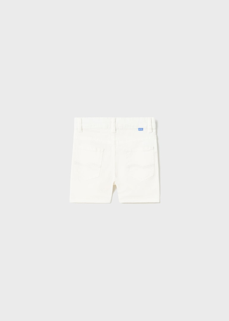 Premium Eco-Friendly Twill Shorts: Cream