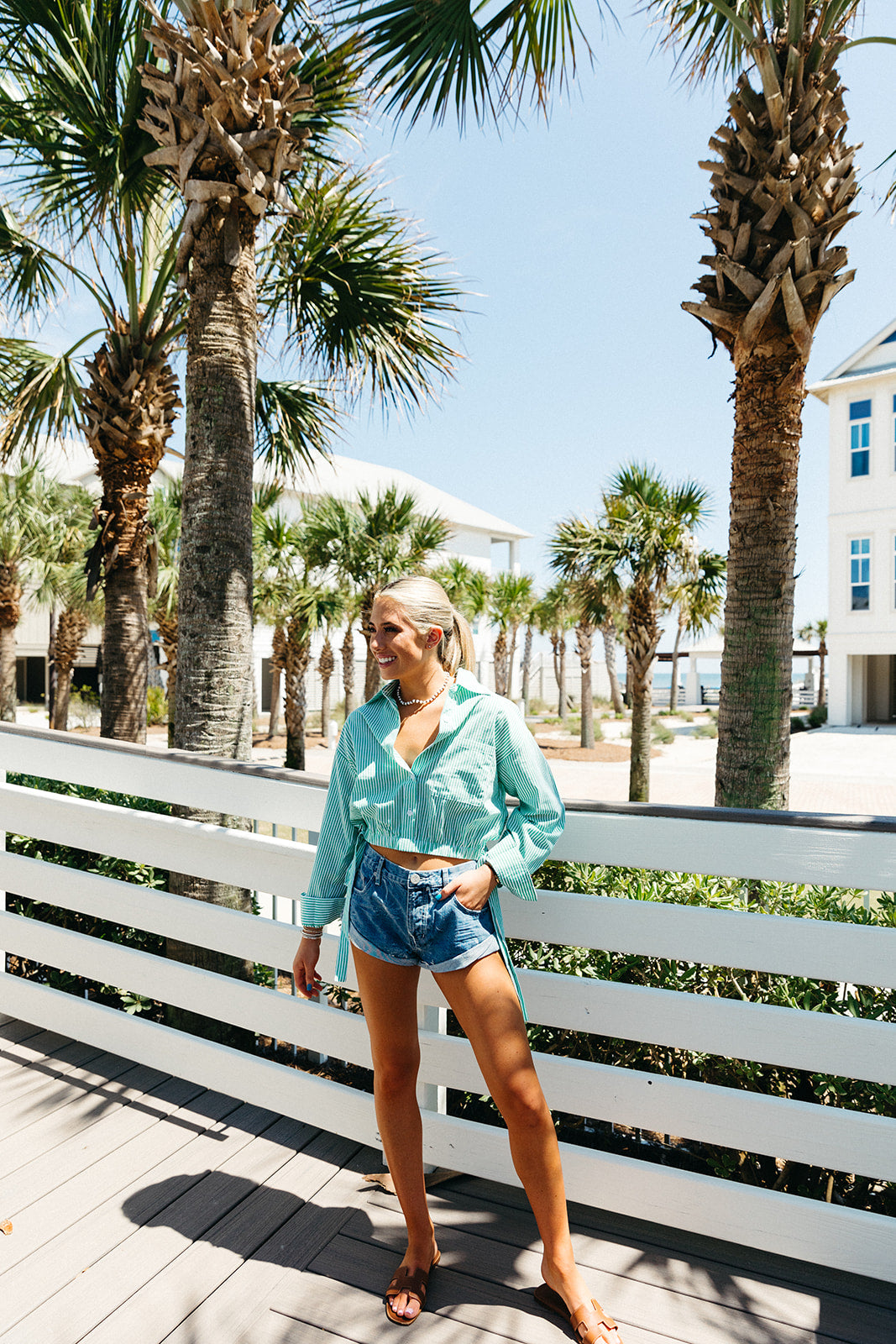 Premium Frankie Striped Shirt - Green | Ultimate Comfort & Style