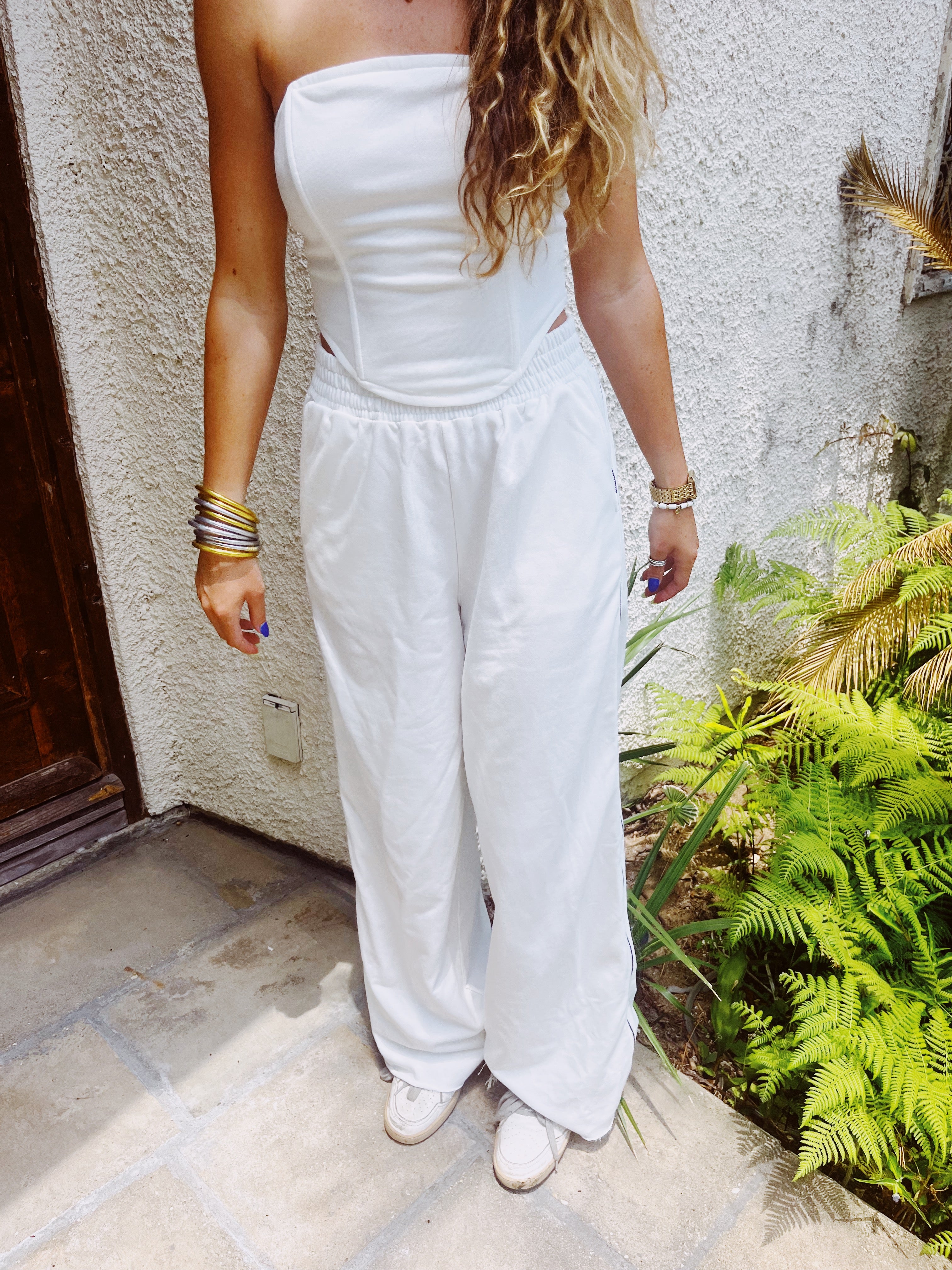Premium Parker Terry Corset Top - White | Ultimate Style & Comfort