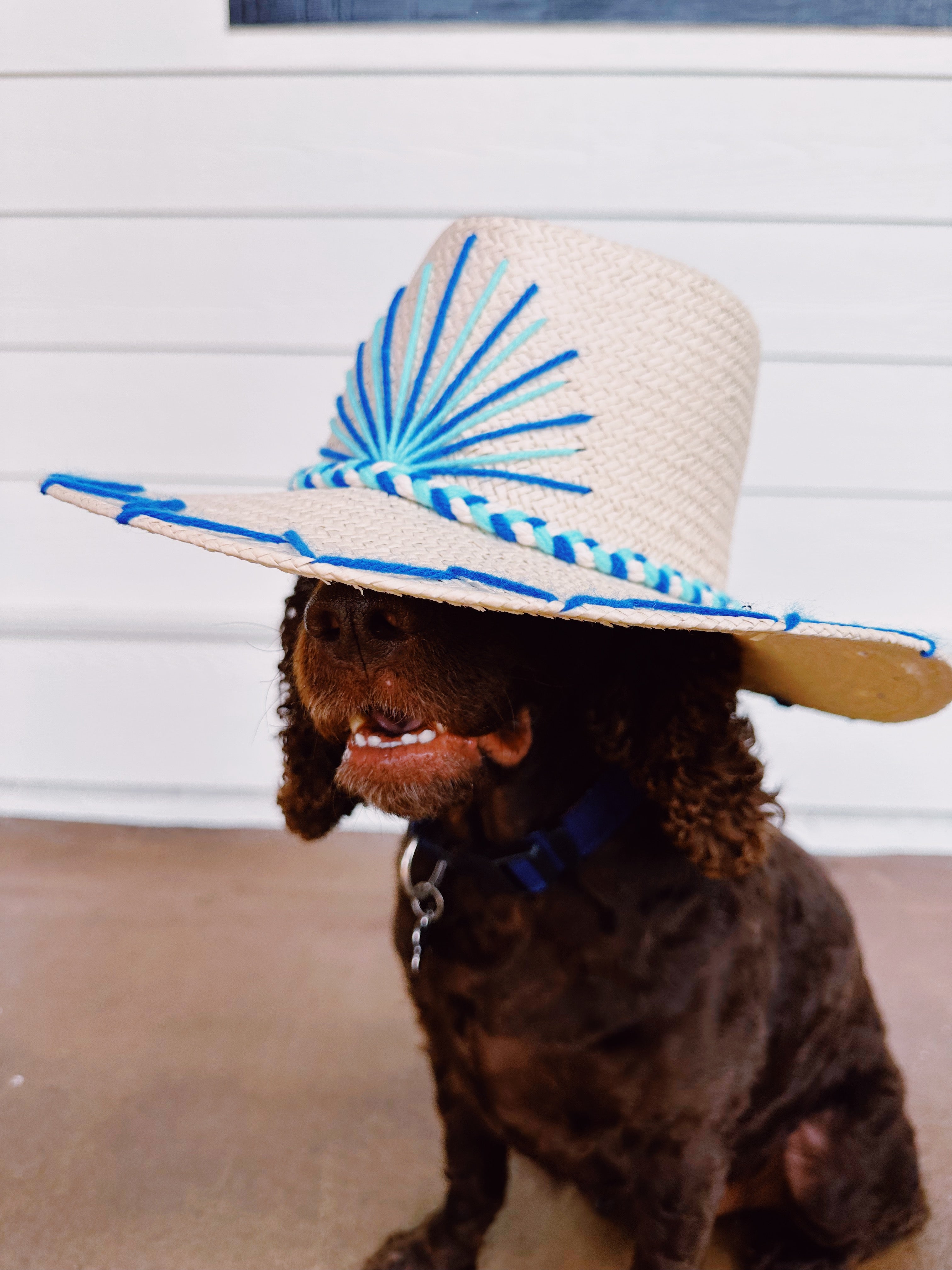 Ultimate Style Sunhat - Blue | Handmade in USA
