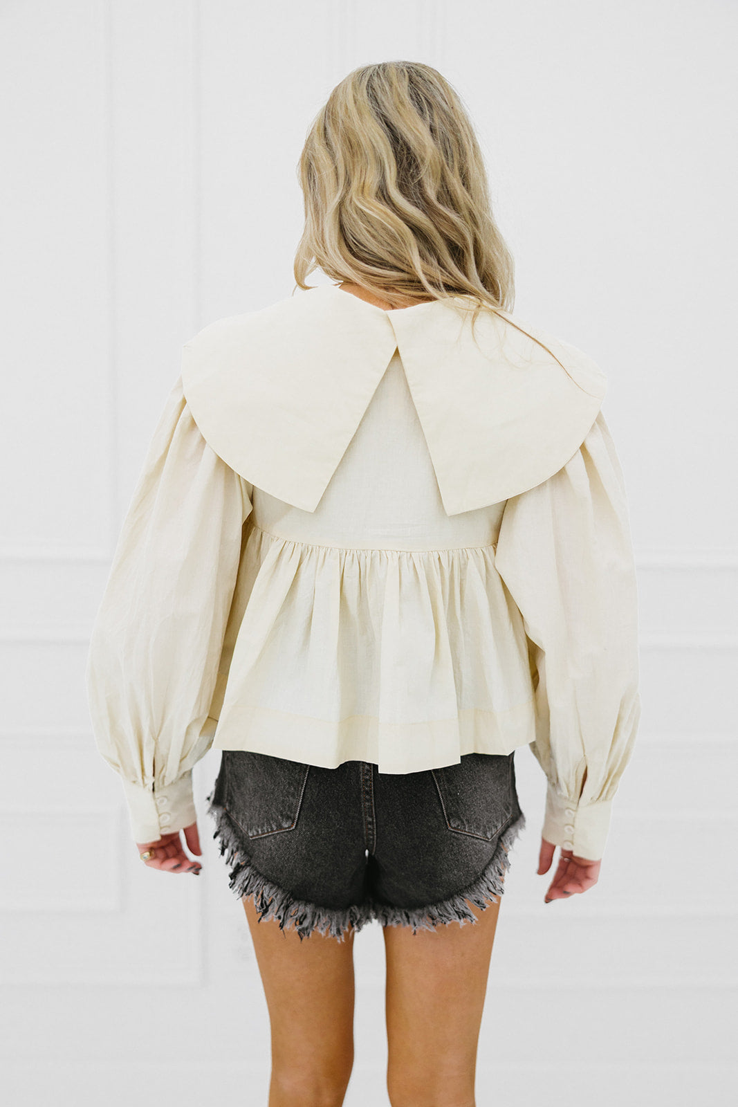 Premium August Smocked Top - Ecru | Ultimate Style Upgrade