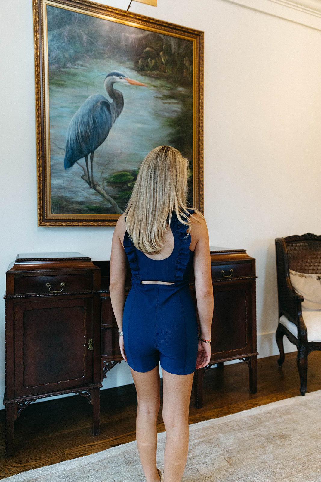 Ultimate No Going Back Athletic Romper - Navy | Premium Comfort & Style