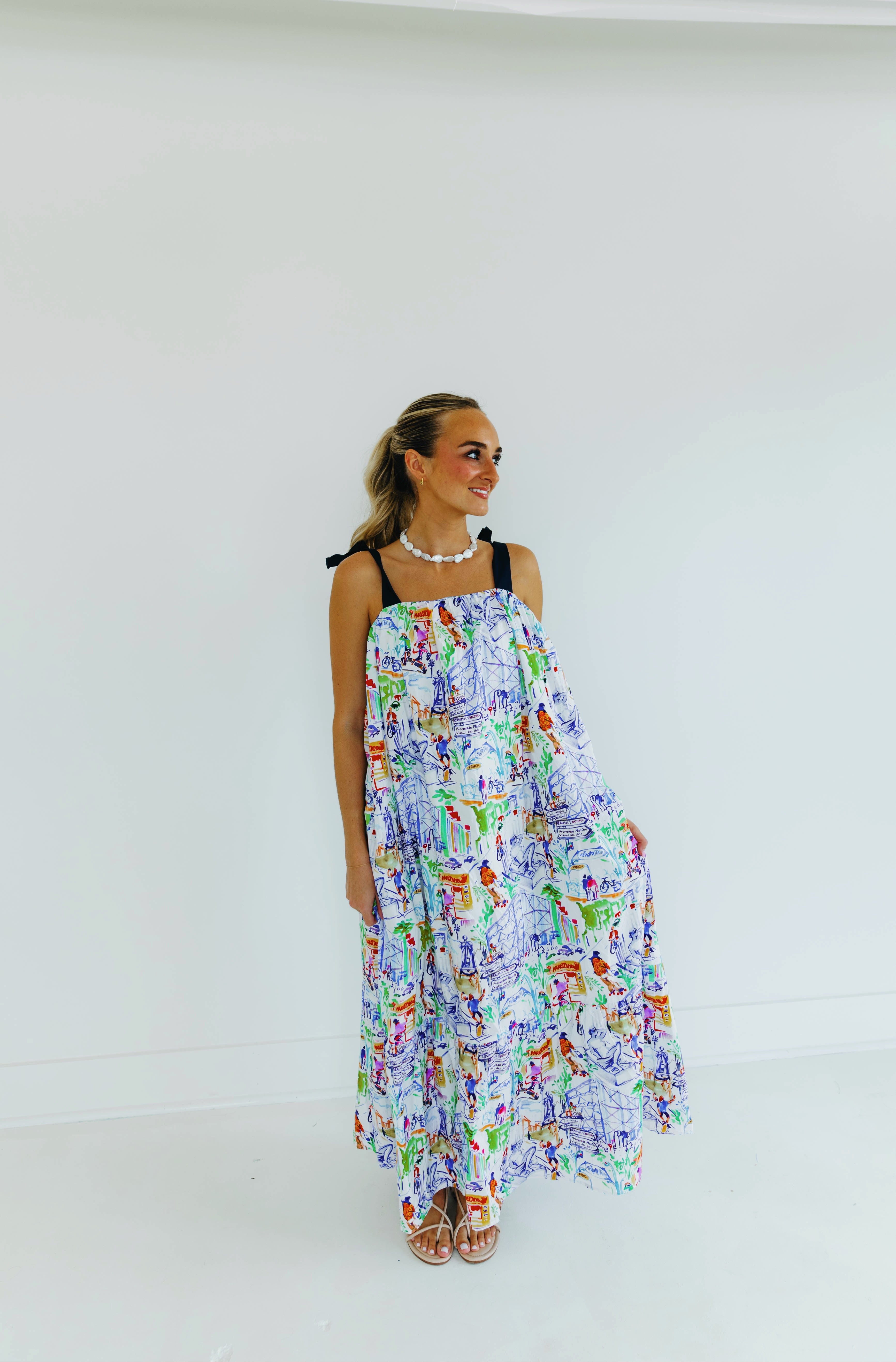 Cylia Premium Maxi Dress - Elegant French Design