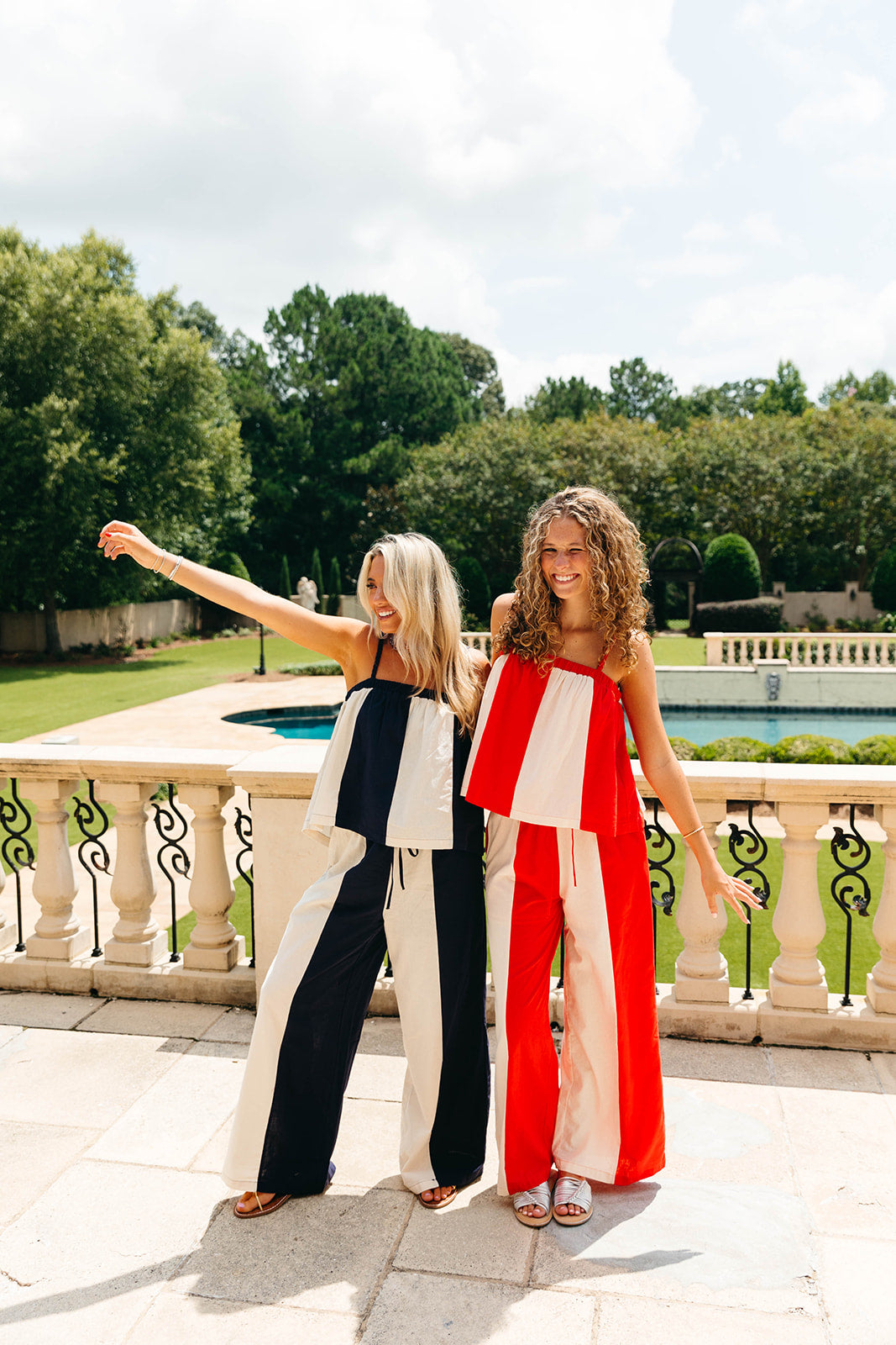 Premium Summer Stripe Set - Tomato Red | Ultimate Comfort & Style