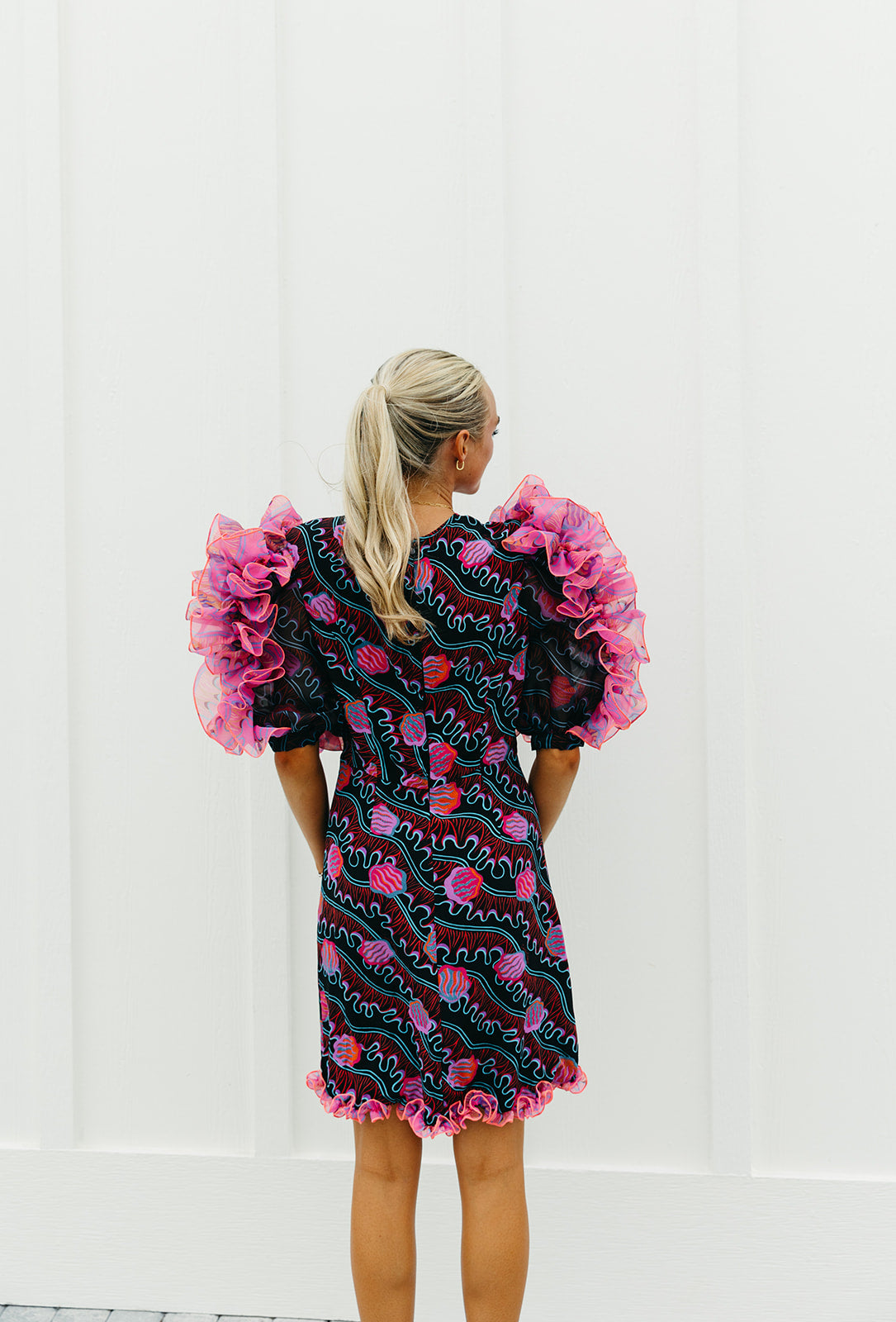 Ultimate Statement Lou Dress - Bold Floral Print