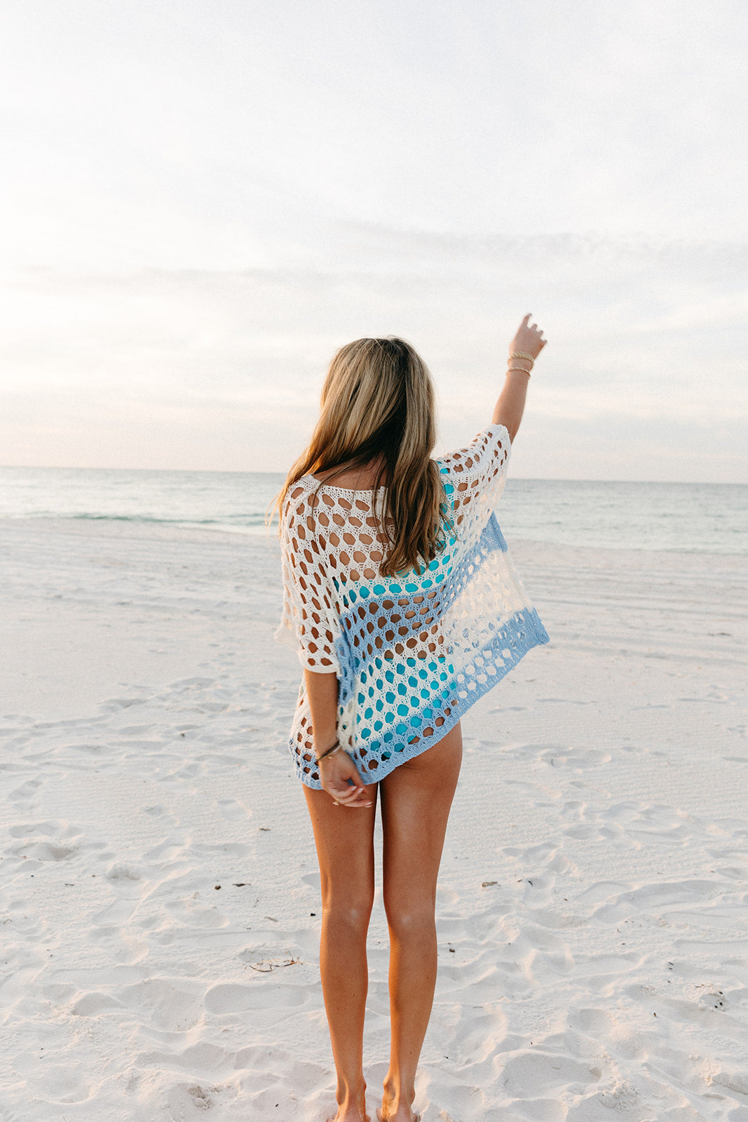 Premium Cerulean Blue Crochet Top - Ultimate Summer Style