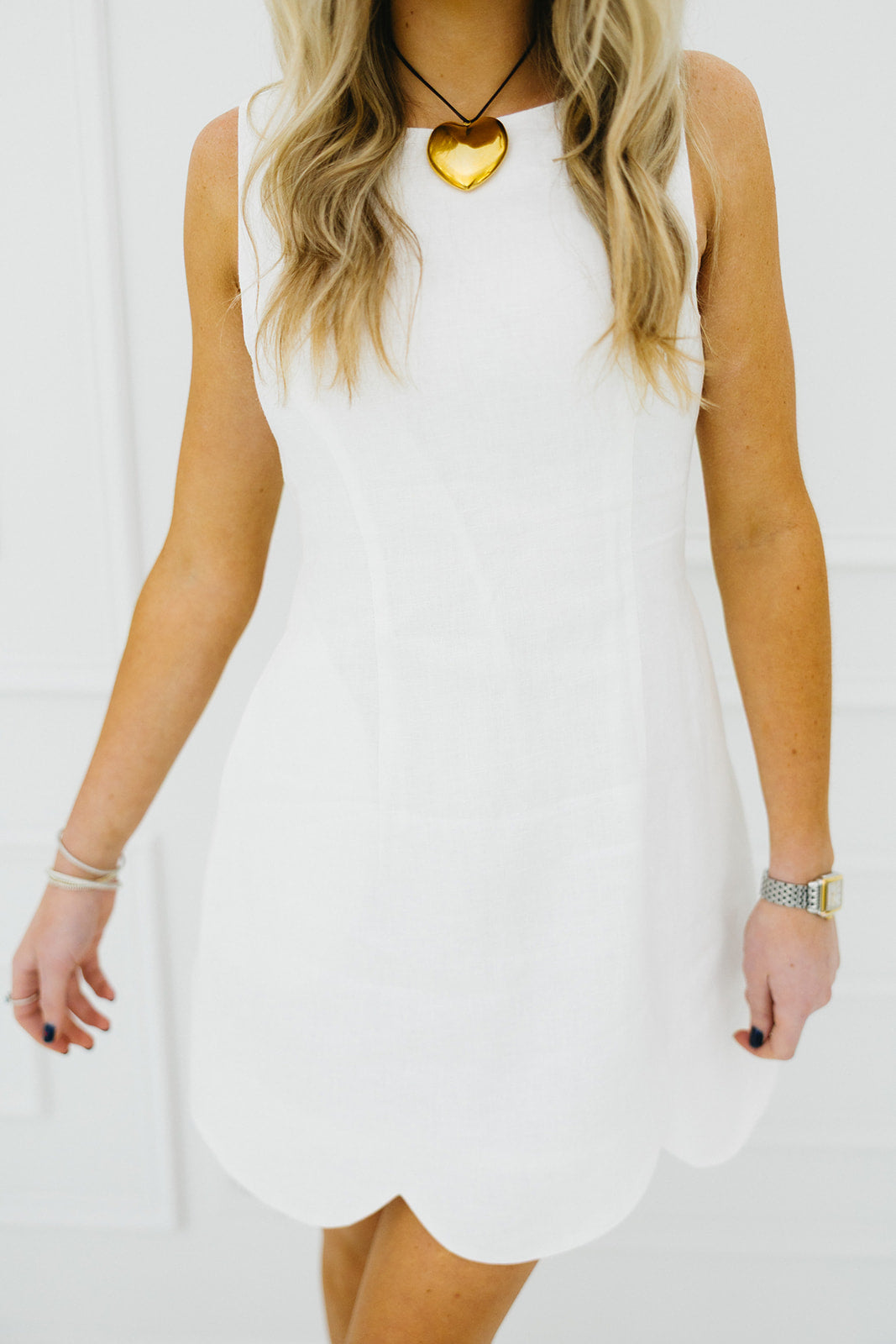 Premium Bria Mini Dress - Off White | Ultimate Summer Style