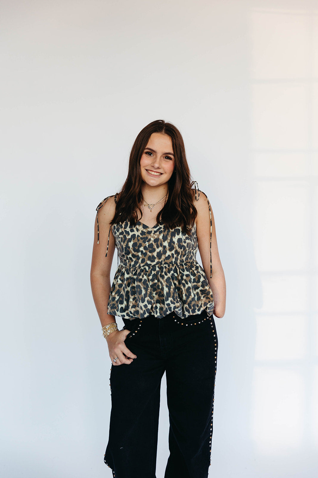 Premium Lacy Leopard Top - Ultimate Style Statement