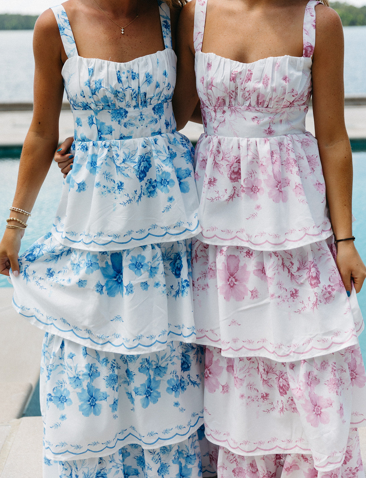 Premium Floral Maxi Dress - Ultimate Brunch Style in Pink